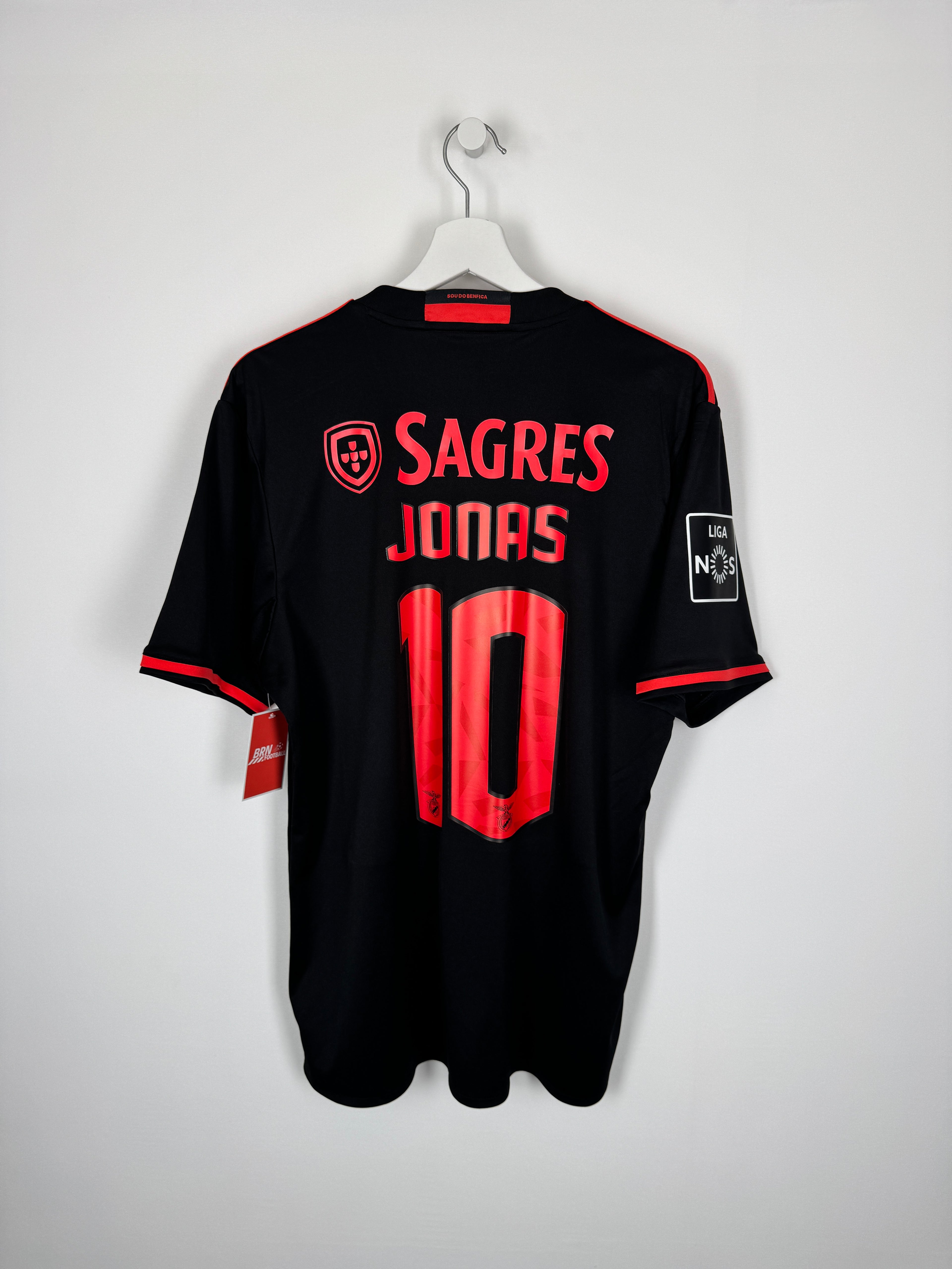BENFICA AWAY FOOTBALL SHIRT 2016/2017 - JONAS #10 (L)