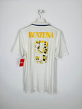REAL MADRID 2022/2023 HOME FOOTBALL JERSEY - BENZEMA #9 BALLON D'OR (S)