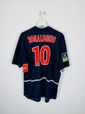 PSG 2002/2003 HOME FOOTBALL SHIRT - RONALDINHO #10 (L)