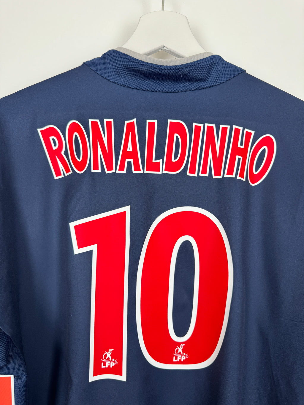 PSG 2002/2003 HOME FOOTBALL SHIRT - RONALDINHO #10 (L)