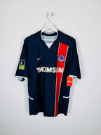 PSG 2002/2003 HOME FOOTBALL SHIRT - RONALDINHO #10 (L)