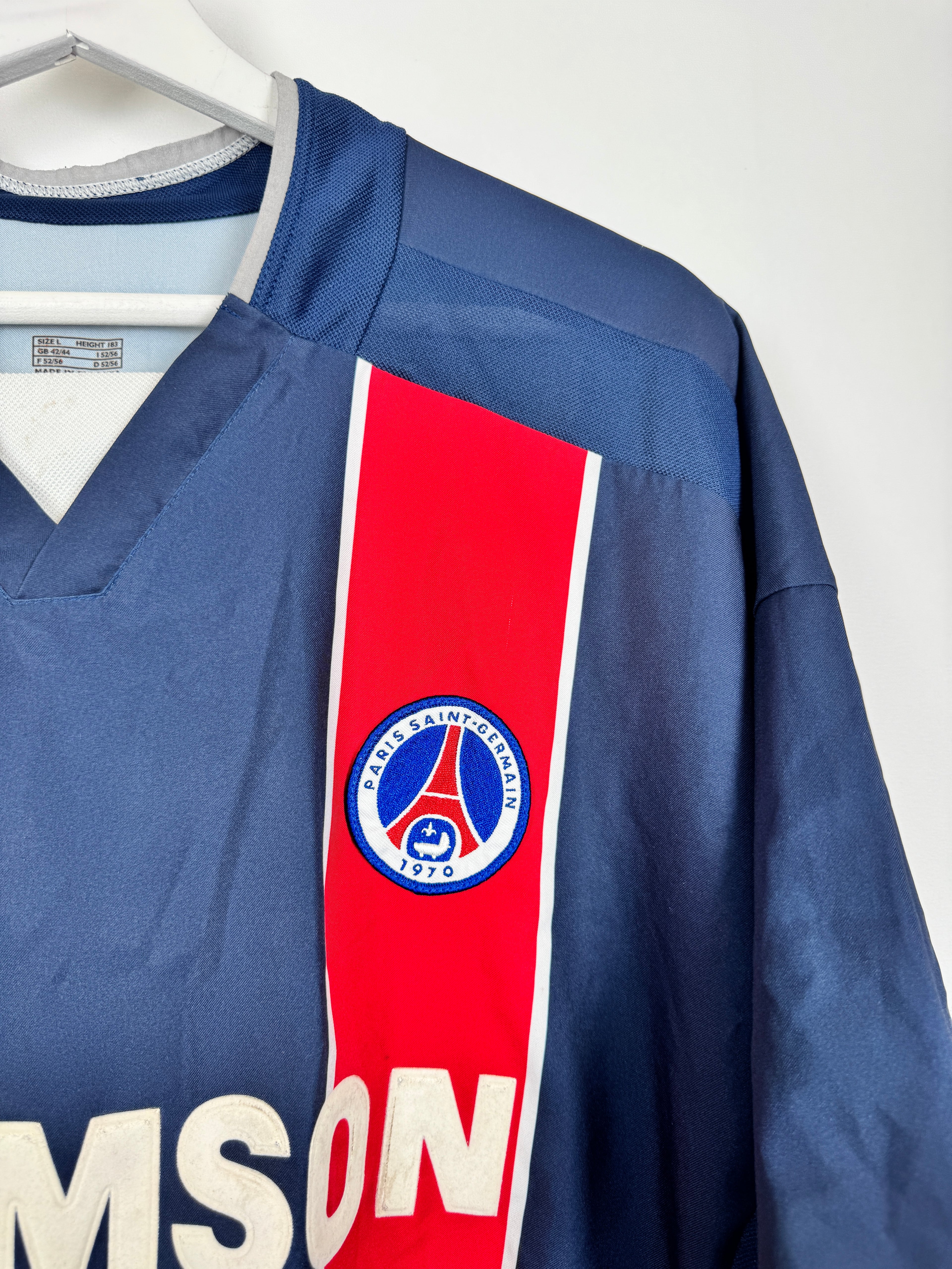 PSG 2002/2003 HOME FOOTBALL SHIRT - RONALDINHO #10 (L)