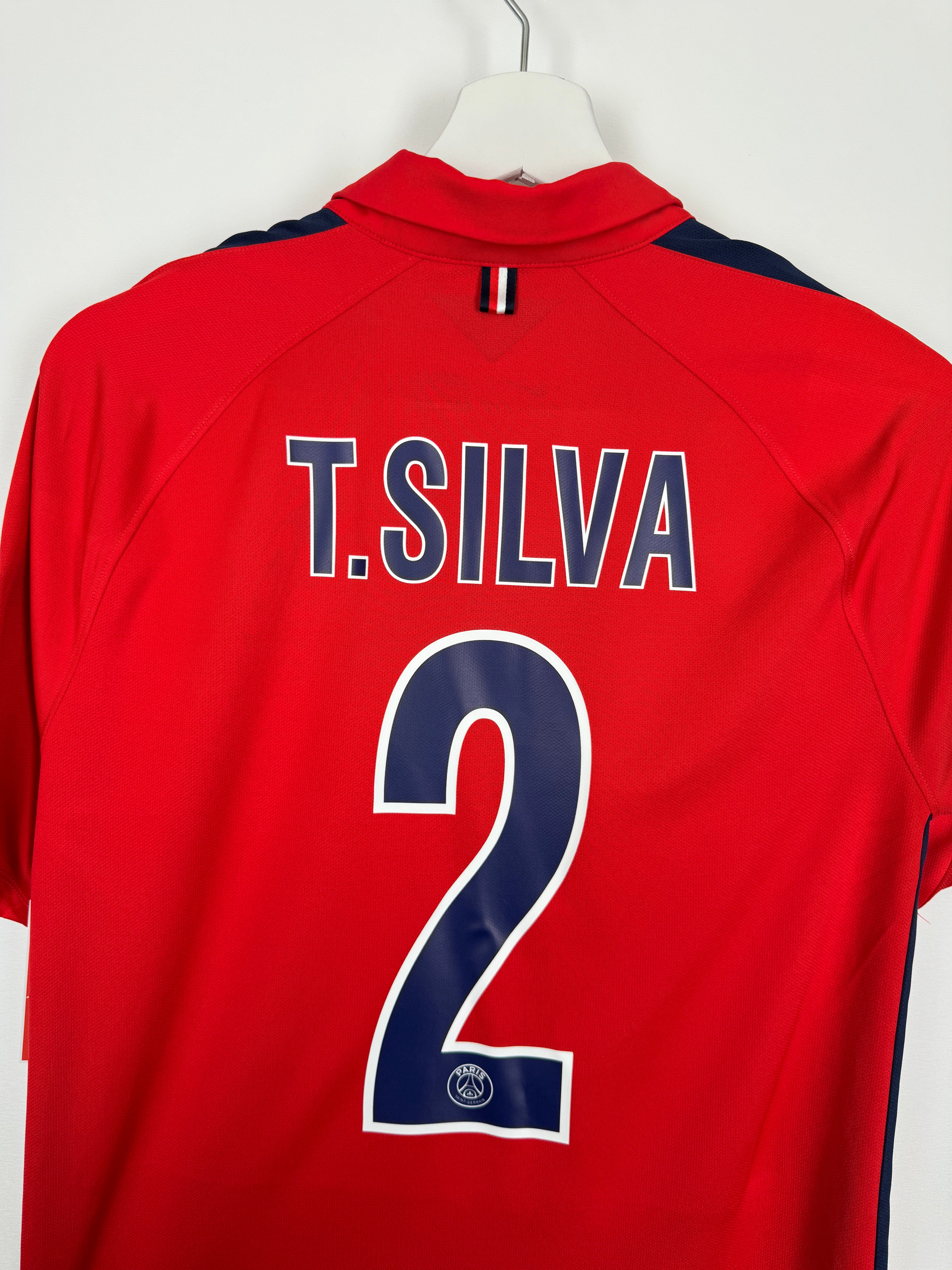 PSG 2014/2015 THIRD FOOTBALL SHIRT - SILVA #2 (S)