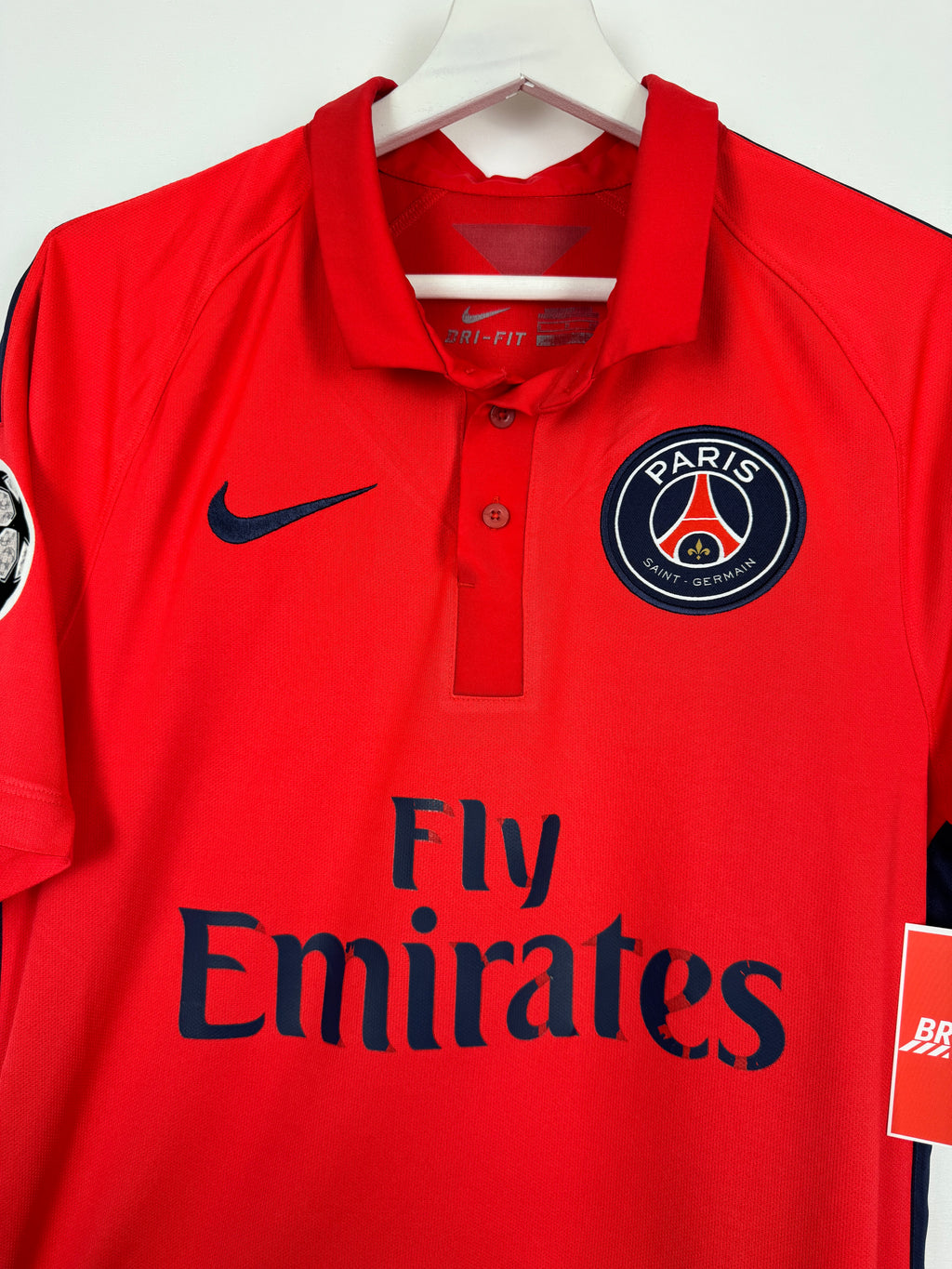 PSG 2014/2015 THIRD FOOTBALL SHIRT - SILVA #2 (S)
