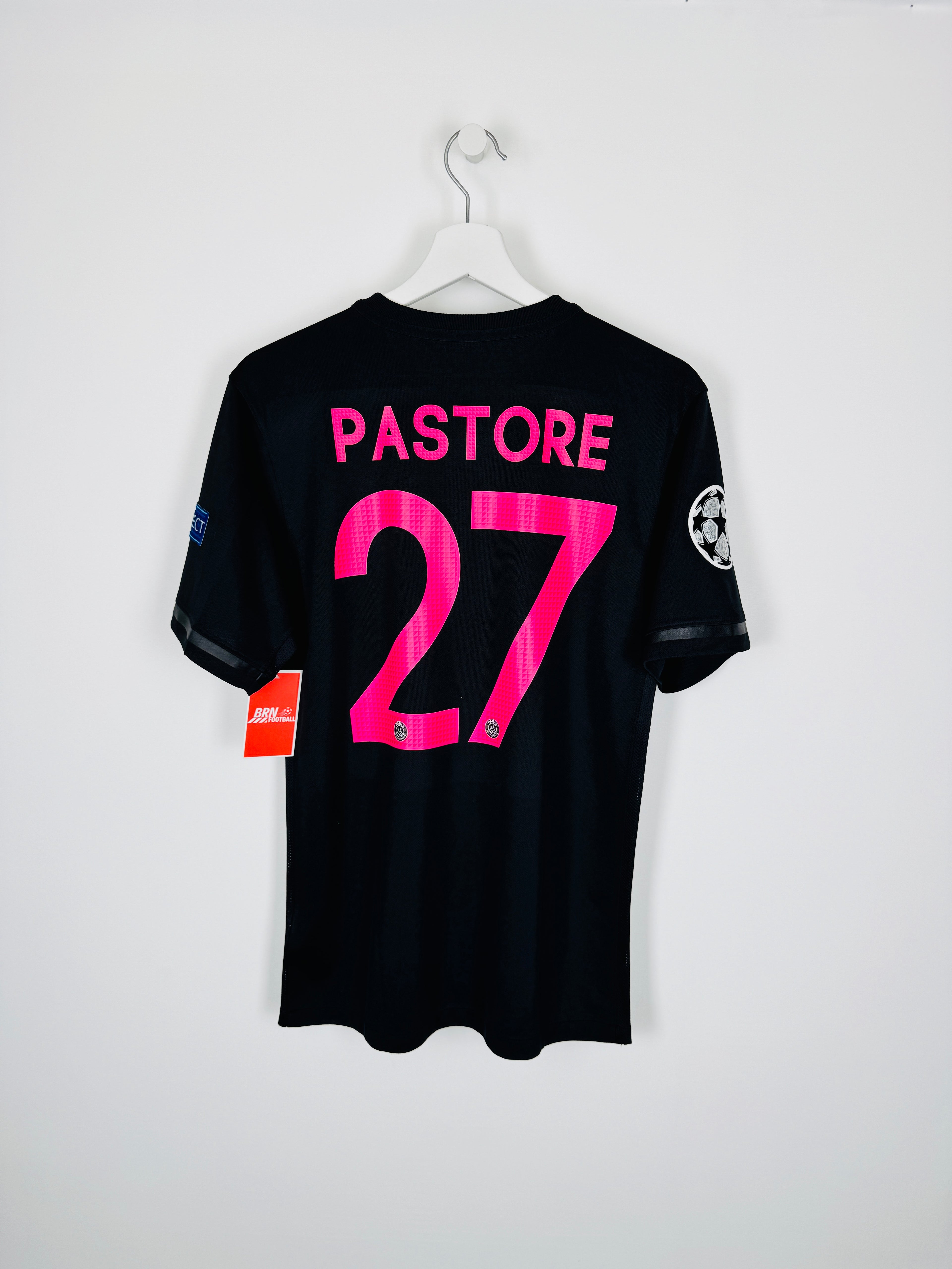 PSG FOOTBALL JERSEY 2015/2016 THIRD - PASTORE #27 (S)