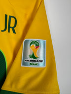 BRAZIL 2014 HOME FOOTBALL SHIRT - NEYMAR JR #10 (M)