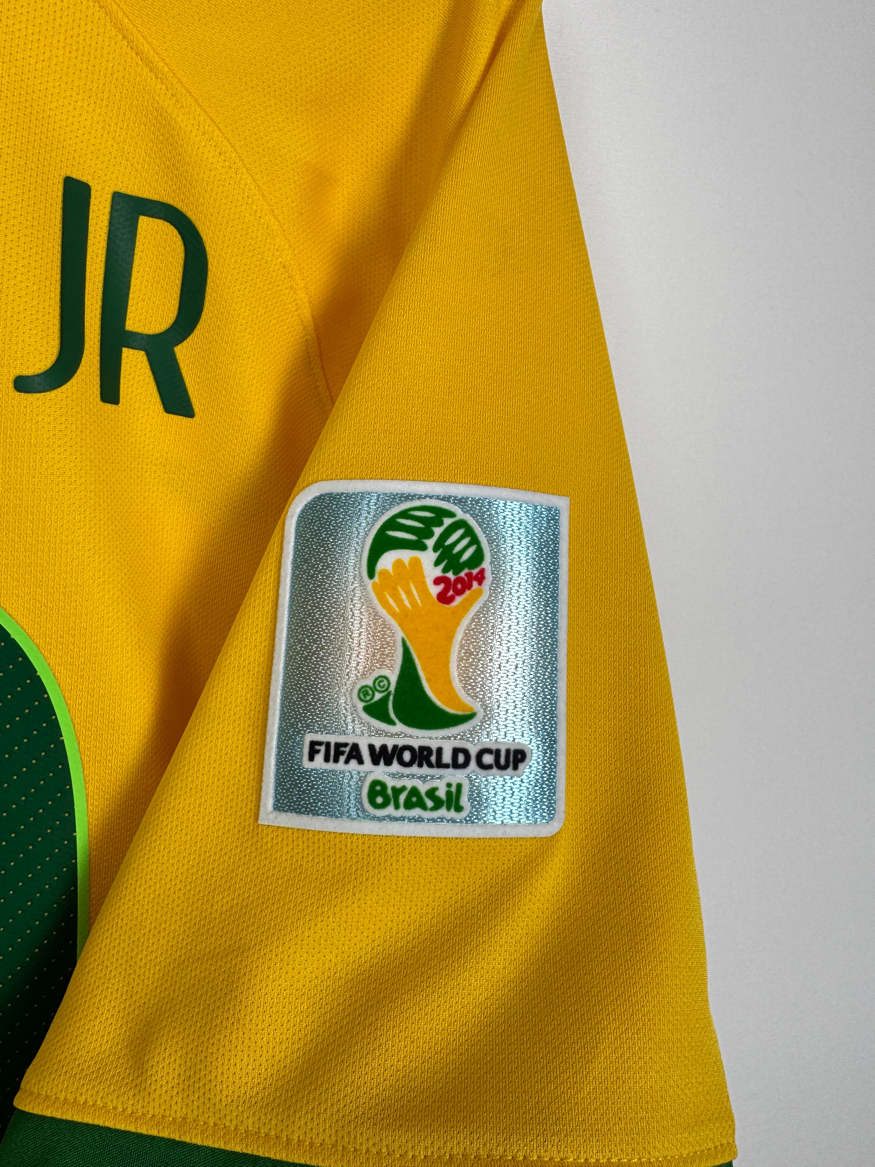 BRAZIL 2014 HOME FOOTBALL SHIRT - NEYMAR JR #10 (M)