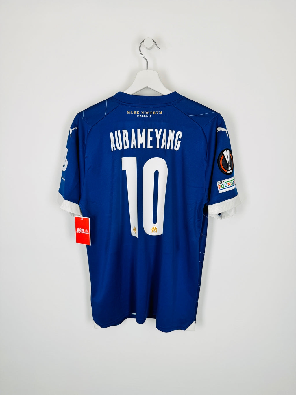 OLYMPIQUE DE MARSEILLE FOOTBALL JERSEY 2023/2024 AWAY - AUBAMEYANG #10 (M)