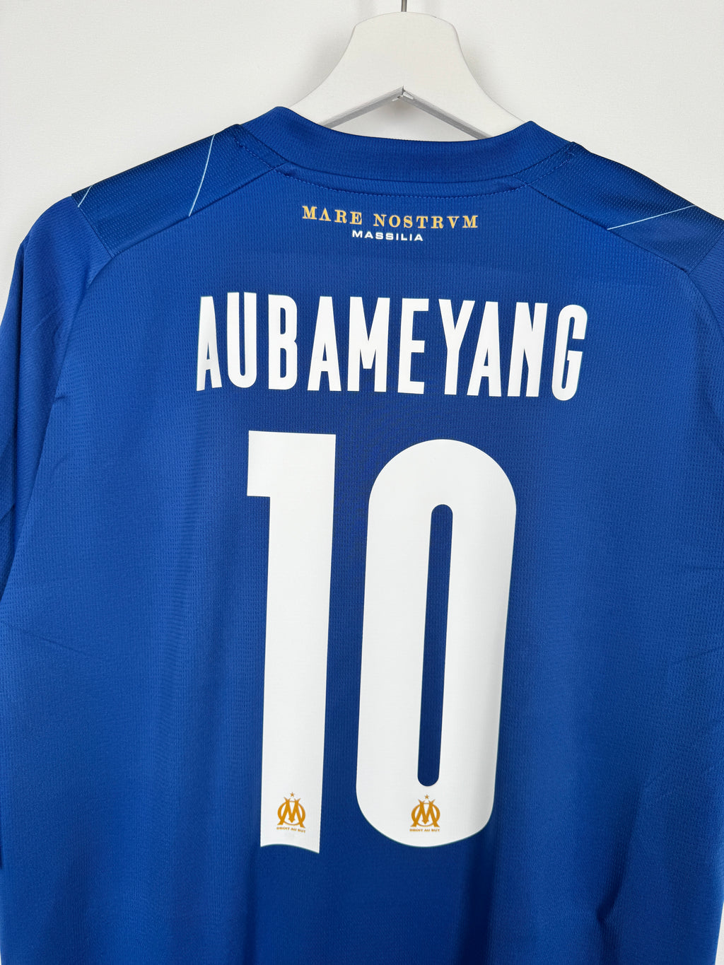 OLYMPIQUE DE MARSEILLE FOOTBALL JERSEY 2023/2024 AWAY - AUBAMEYANG #10 (M)