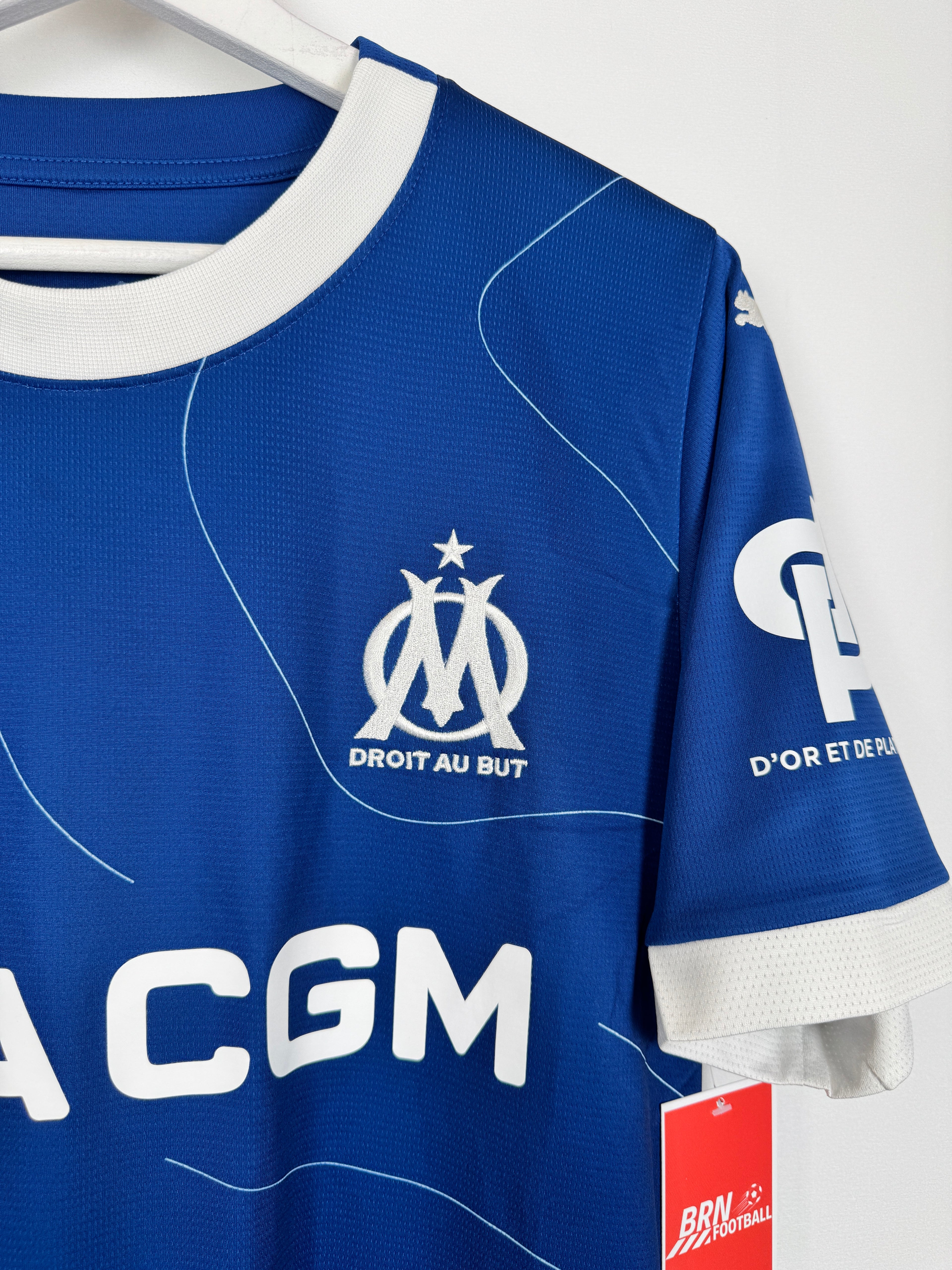 OLYMPIQUE DE MARSEILLE FOOTBALL JERSEY 2023/2024 AWAY - AUBAMEYANG #10 (M)