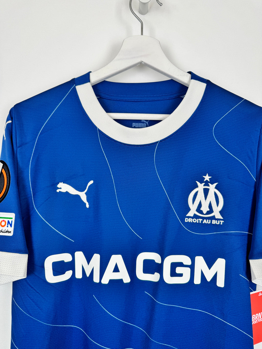 OLYMPIQUE DE MARSEILLE FOOTBALL JERSEY 2023/2024 AWAY - AUBAMEYANG #10 (M)