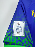 BRAZIL 2022 AWAY FOOTBALL JERSEY - NEYMAR JR #10 (L)