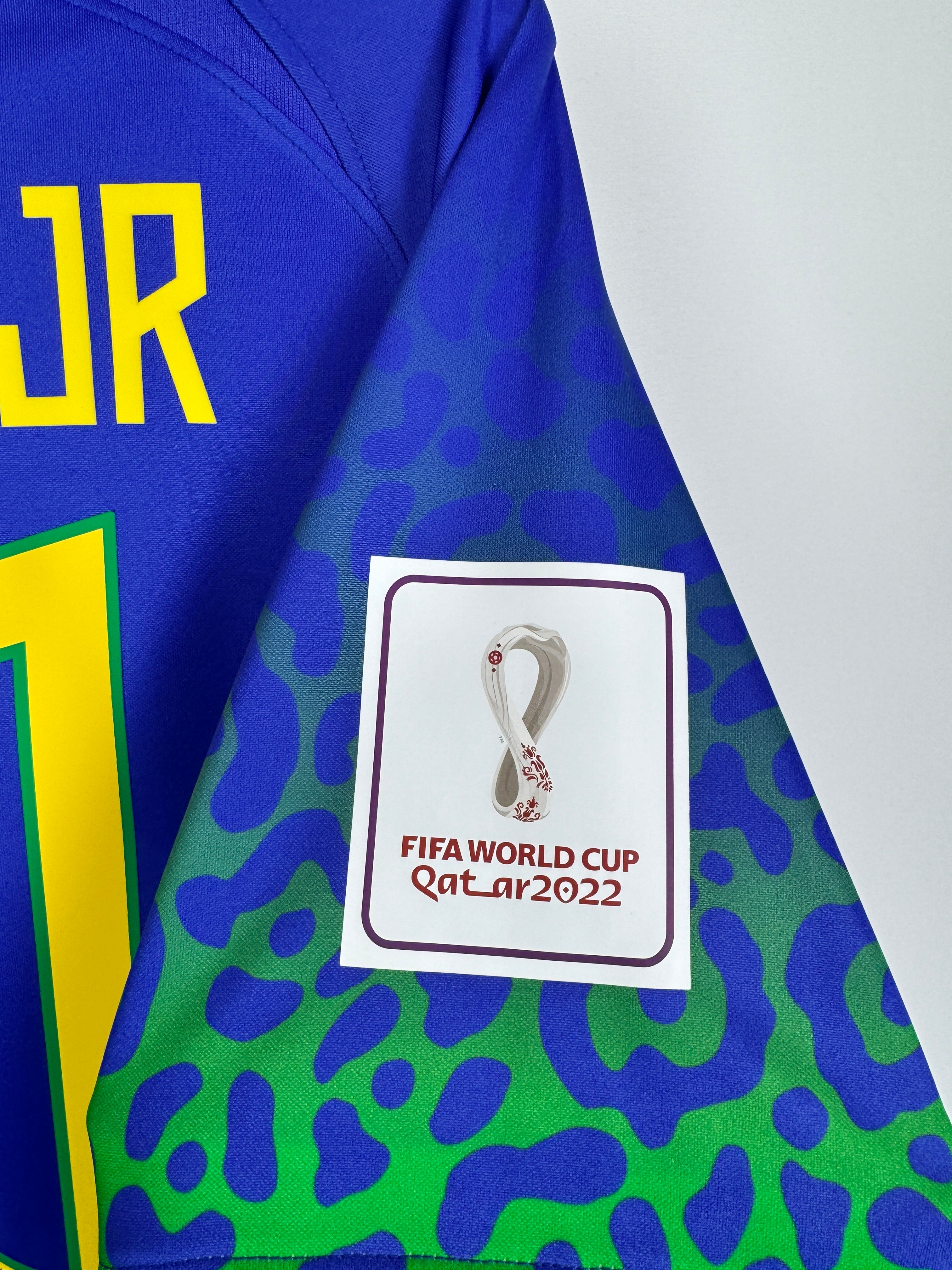 BRAZIL 2022 AWAY FOOTBALL JERSEY - NEYMAR JR #10 (L)