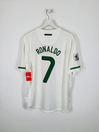 PORTUGAL 2010 AWAY FOOTBALL SHIRT - RONALDO #7 (XL)