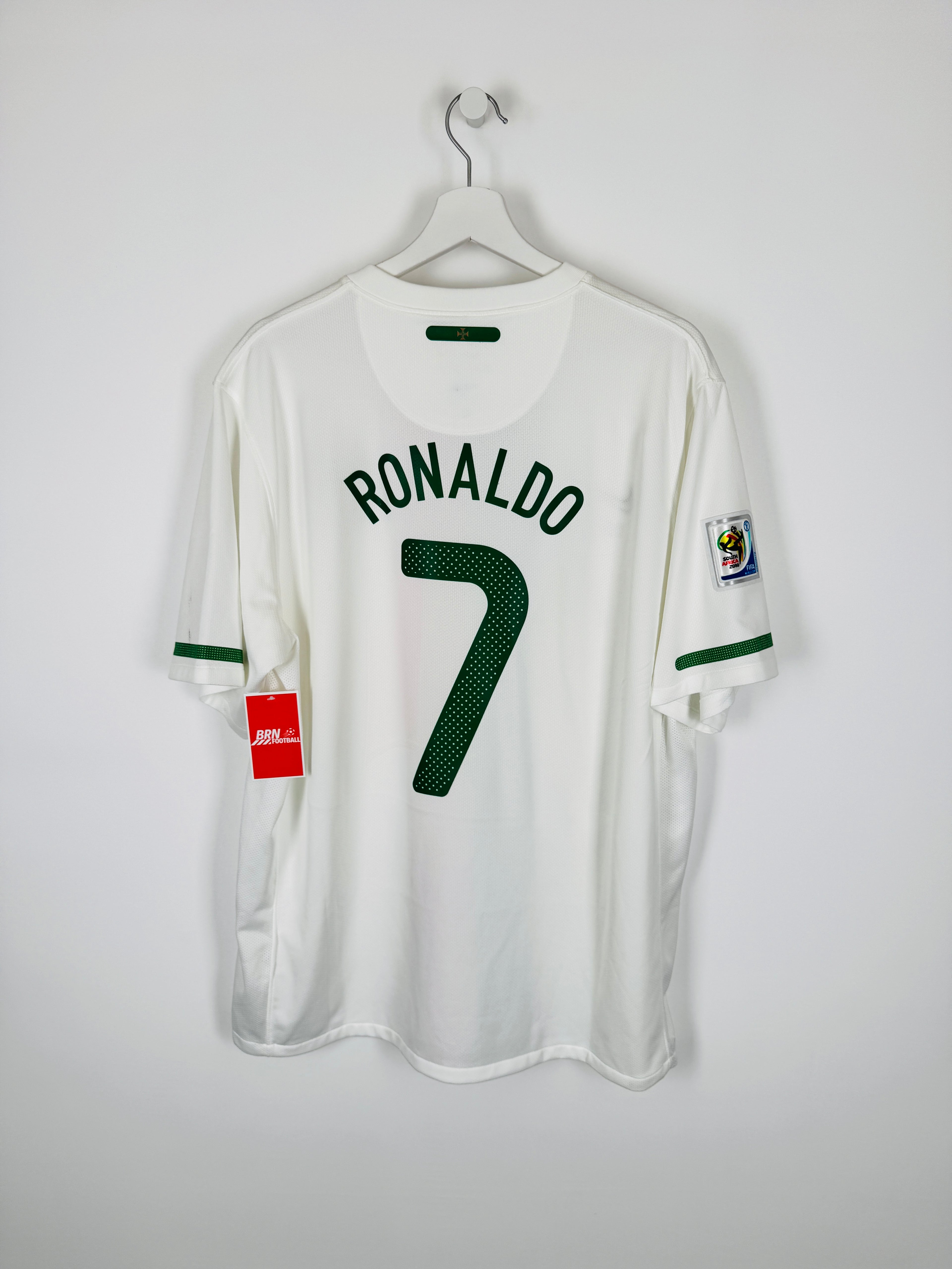 PORTUGAL 2010 AWAY FOOTBALL SHIRT - RONALDO #7 (XL)