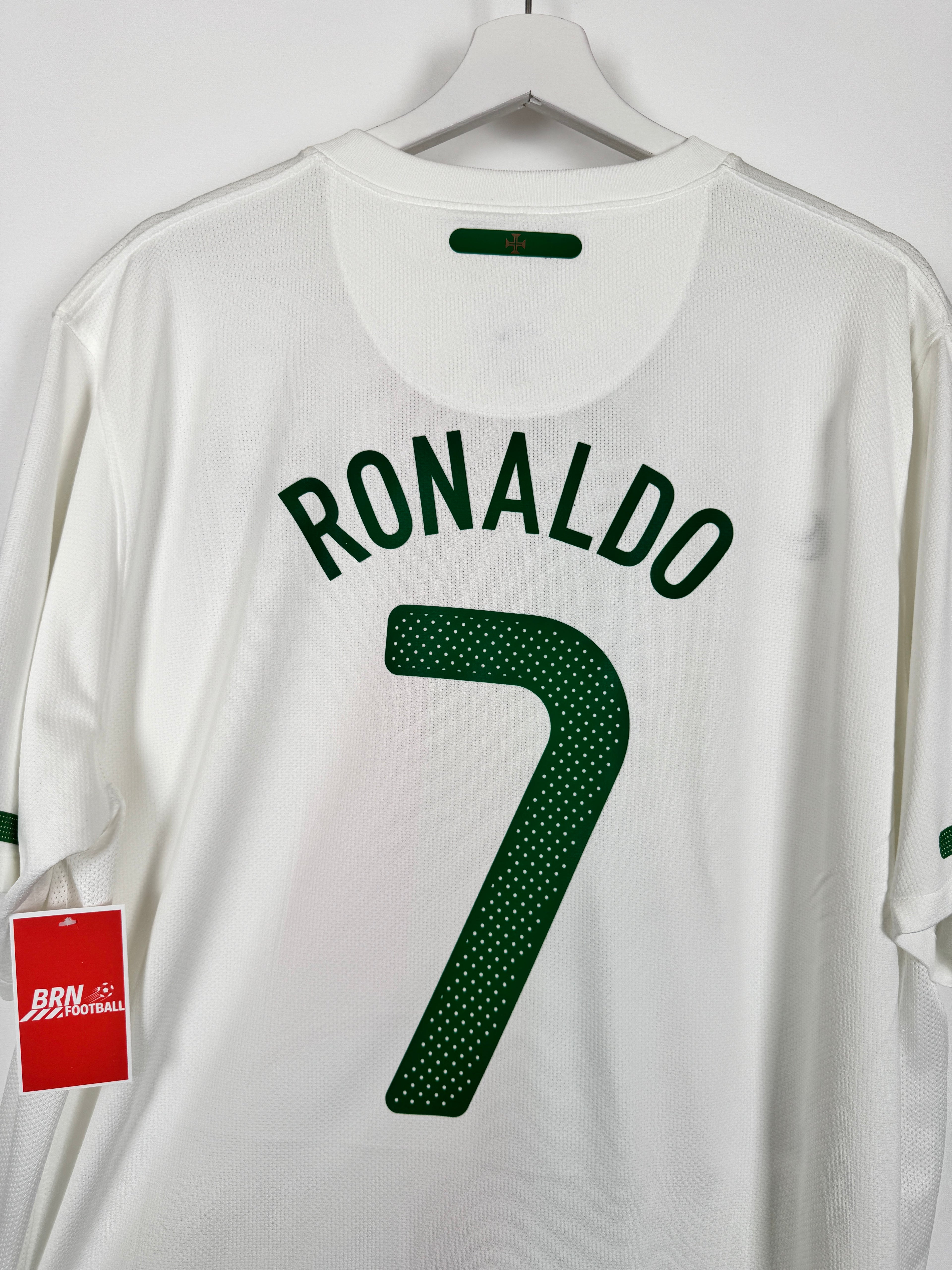 PORTUGAL 2010 AWAY FOOTBALL SHIRT - RONALDO #7 (XL)