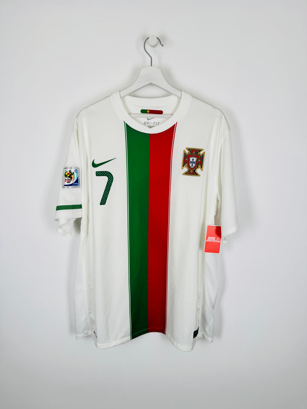 PORTUGAL 2010 AWAY FOOTBALL SHIRT - RONALDO #7 (XL)