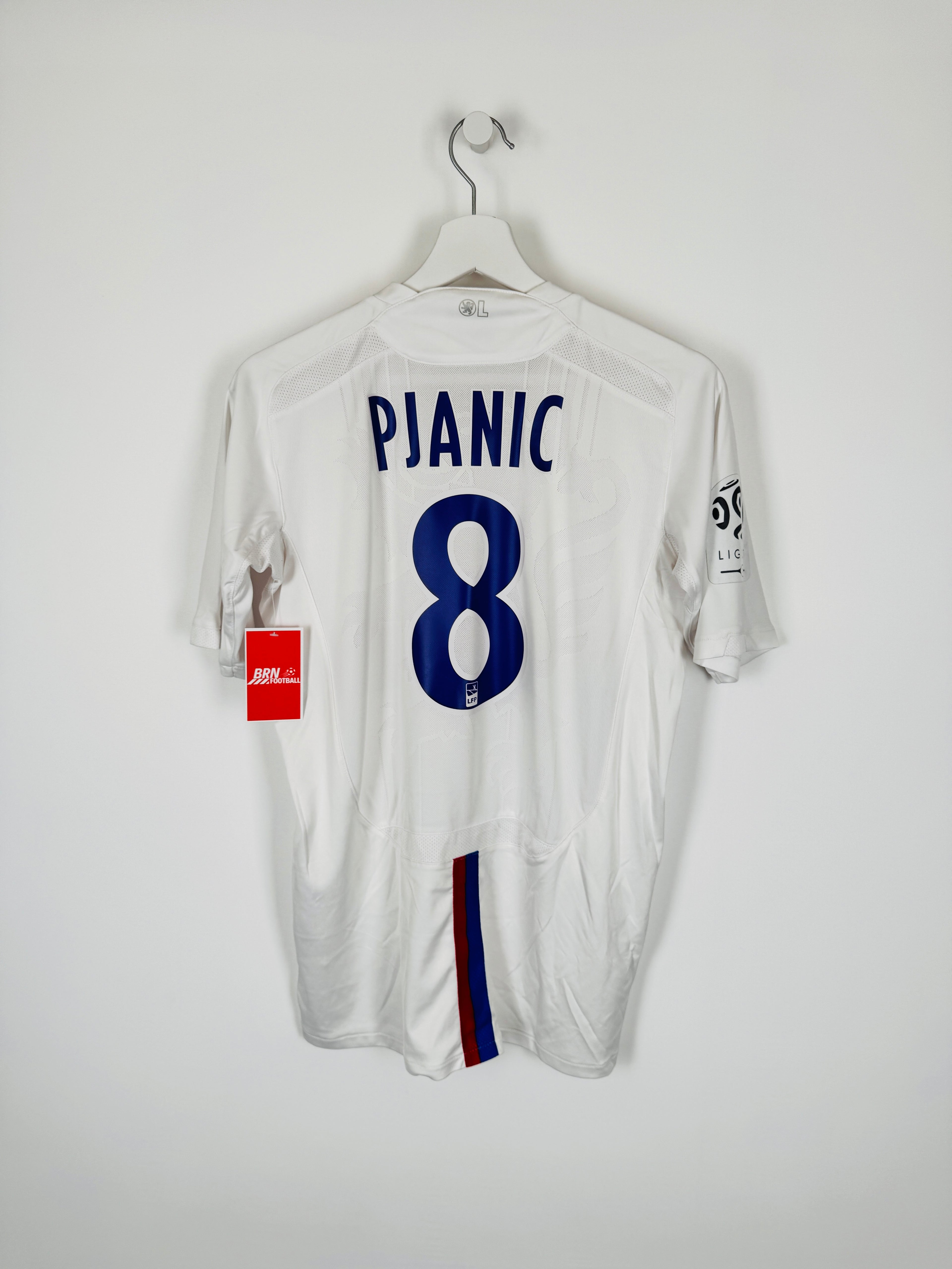 OLYMPIQUE LYONNAIS 2009/2010 HOME FOOTBALL SHIRT - PJANIC #8 (S)