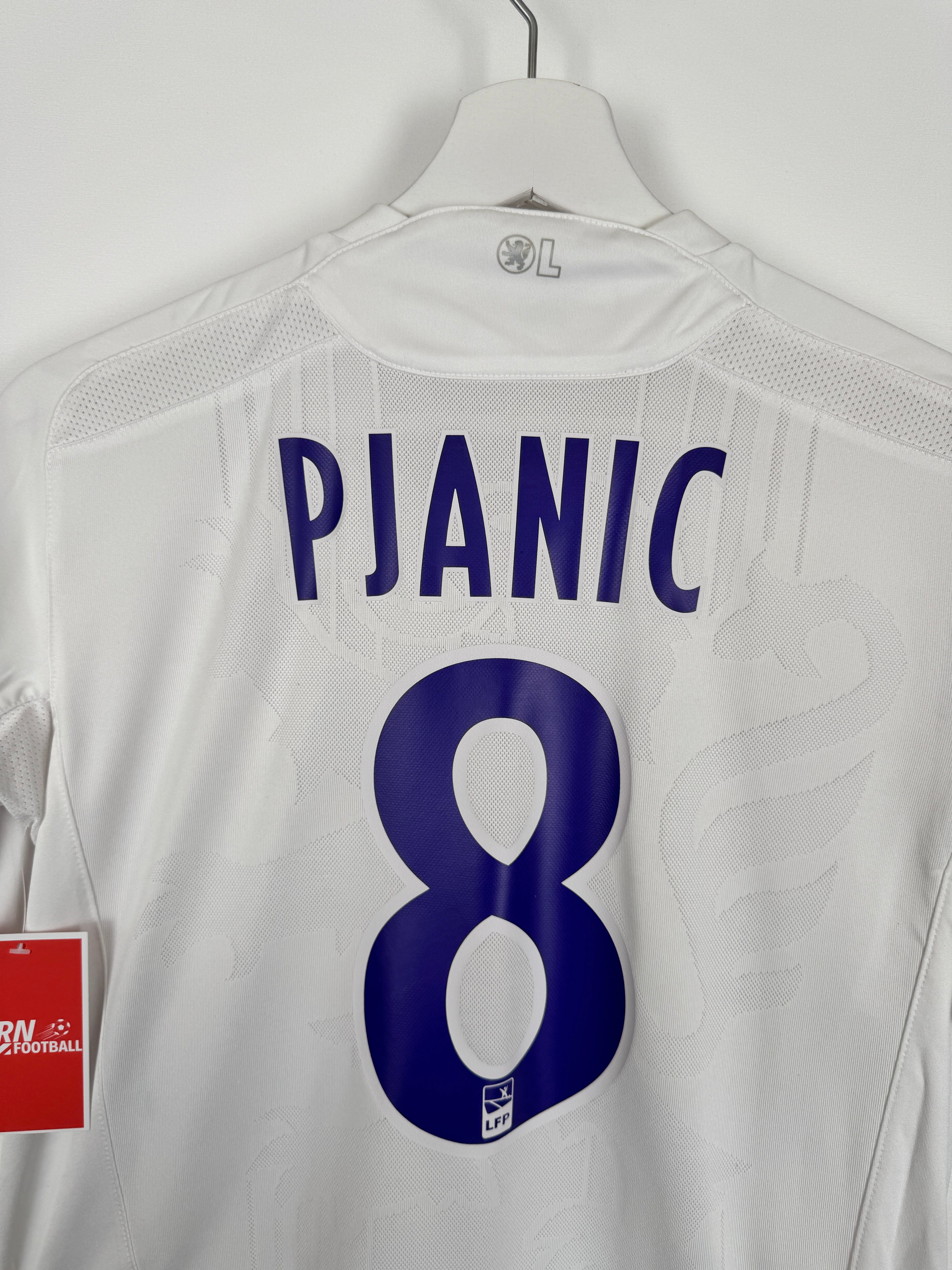 OLYMPIQUE LYONNAIS 2009/2010 HOME FOOTBALL SHIRT - PJANIC #8 (S)