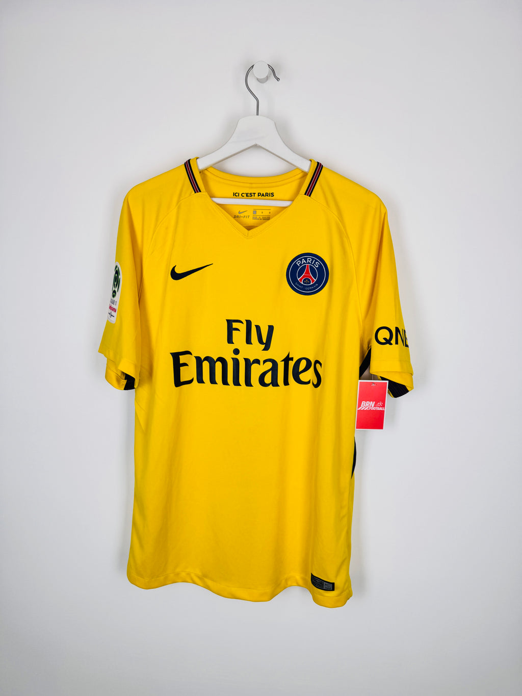 PSG FOOTBALL JERSEY 1997/1998 HOME - NGOTTY #4 (S)