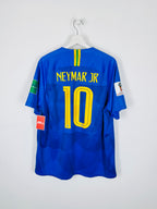 BRAZIL 2018 AWAY FOOTBALL JERSEY - NEYMAR JR #10 (XL)