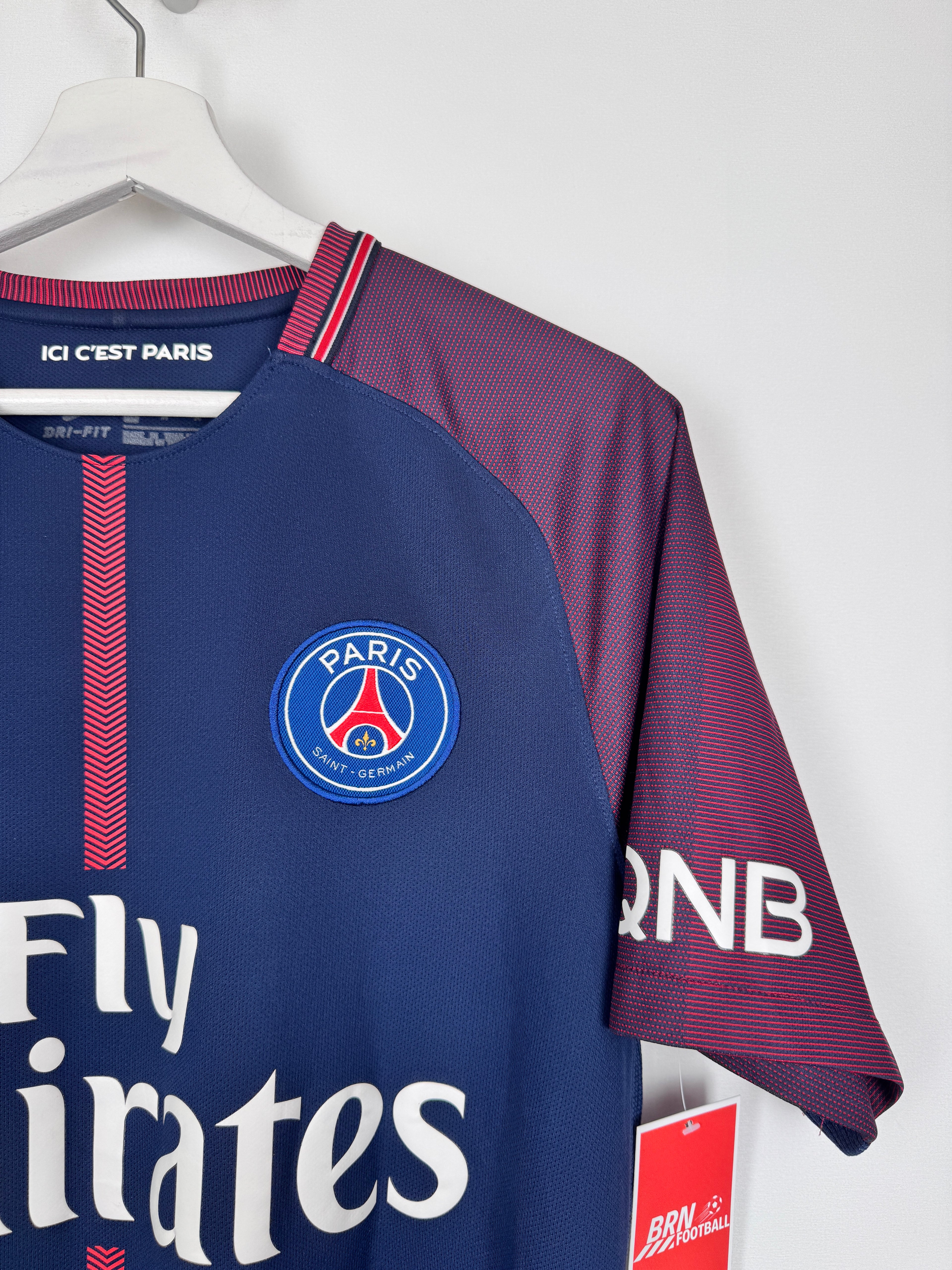 PSG FOOTBALL JERSEY 1997/1998 HOME - NGOTTY #4 (S)