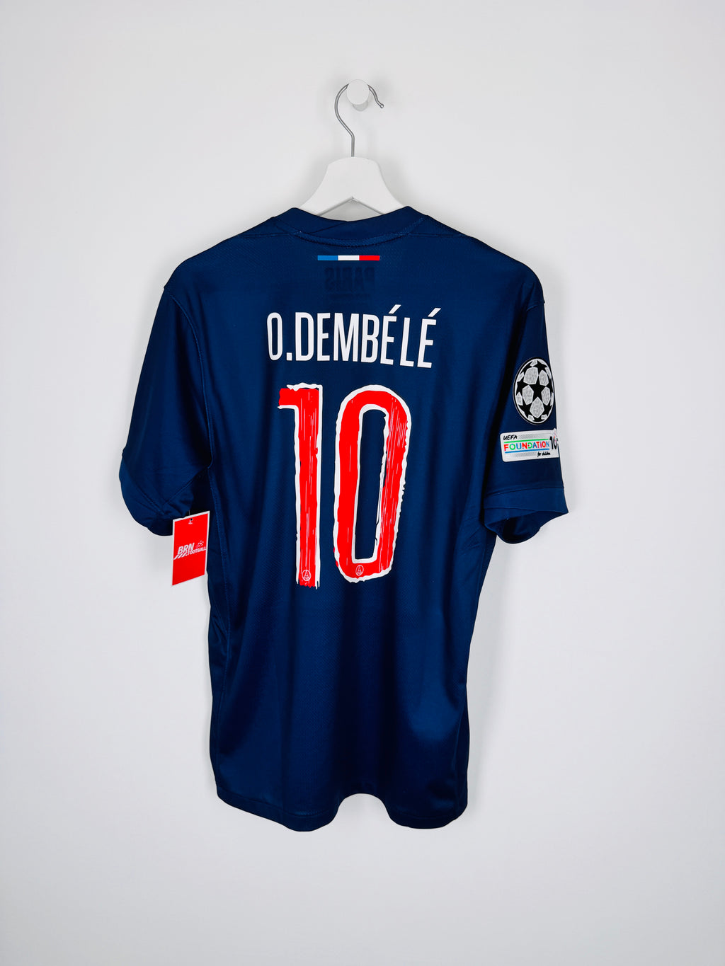 PSG FOOTBALL JERSEY 1997/1998 HOME - NGOTTY #4 (S)