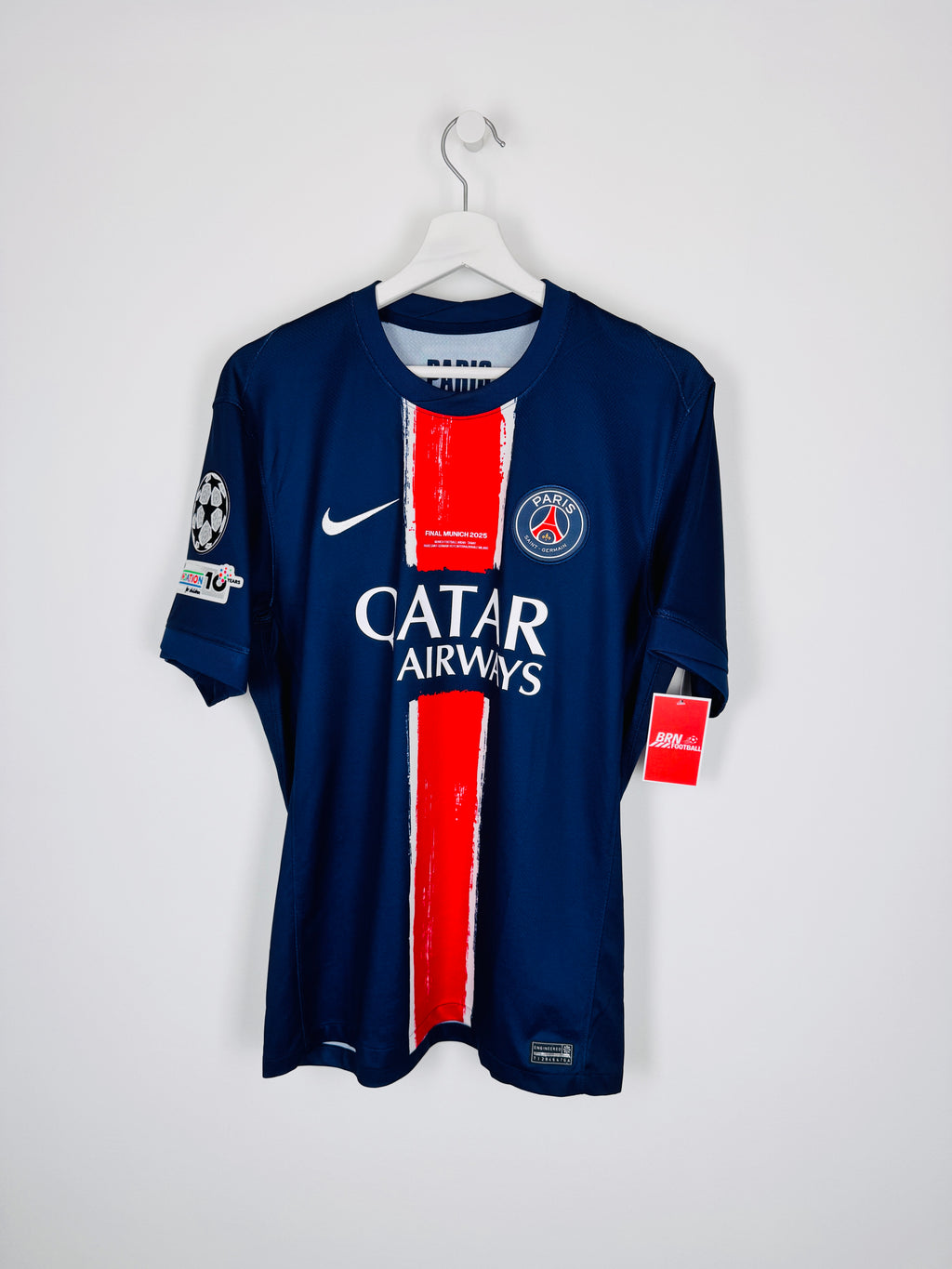 PSG FOOTBALL JERSEY 1997/1998 HOME - NGOTTY #4 (S)