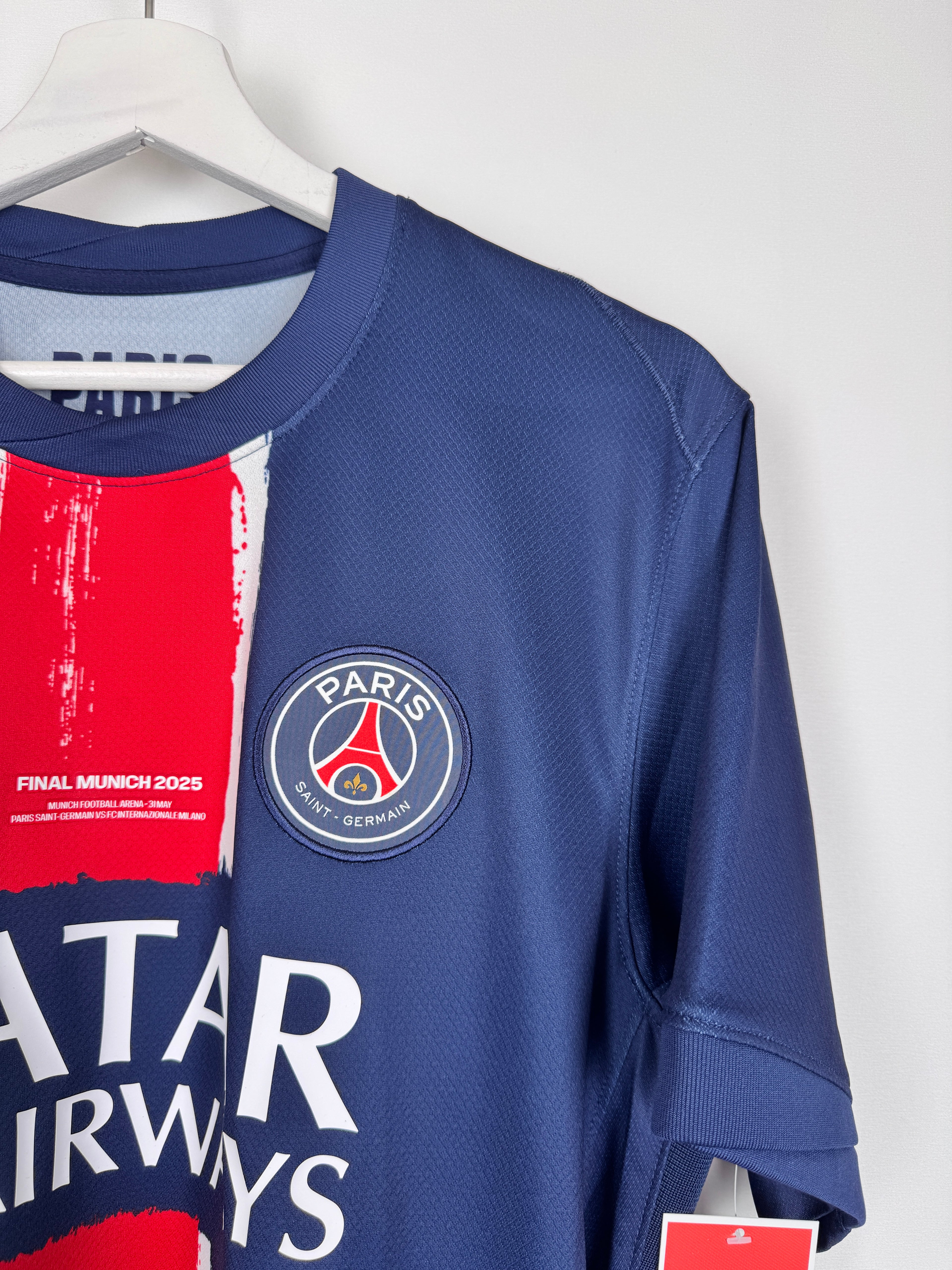 PSG FOOTBALL JERSEY 1997/1998 HOME - NGOTTY #4 (S)