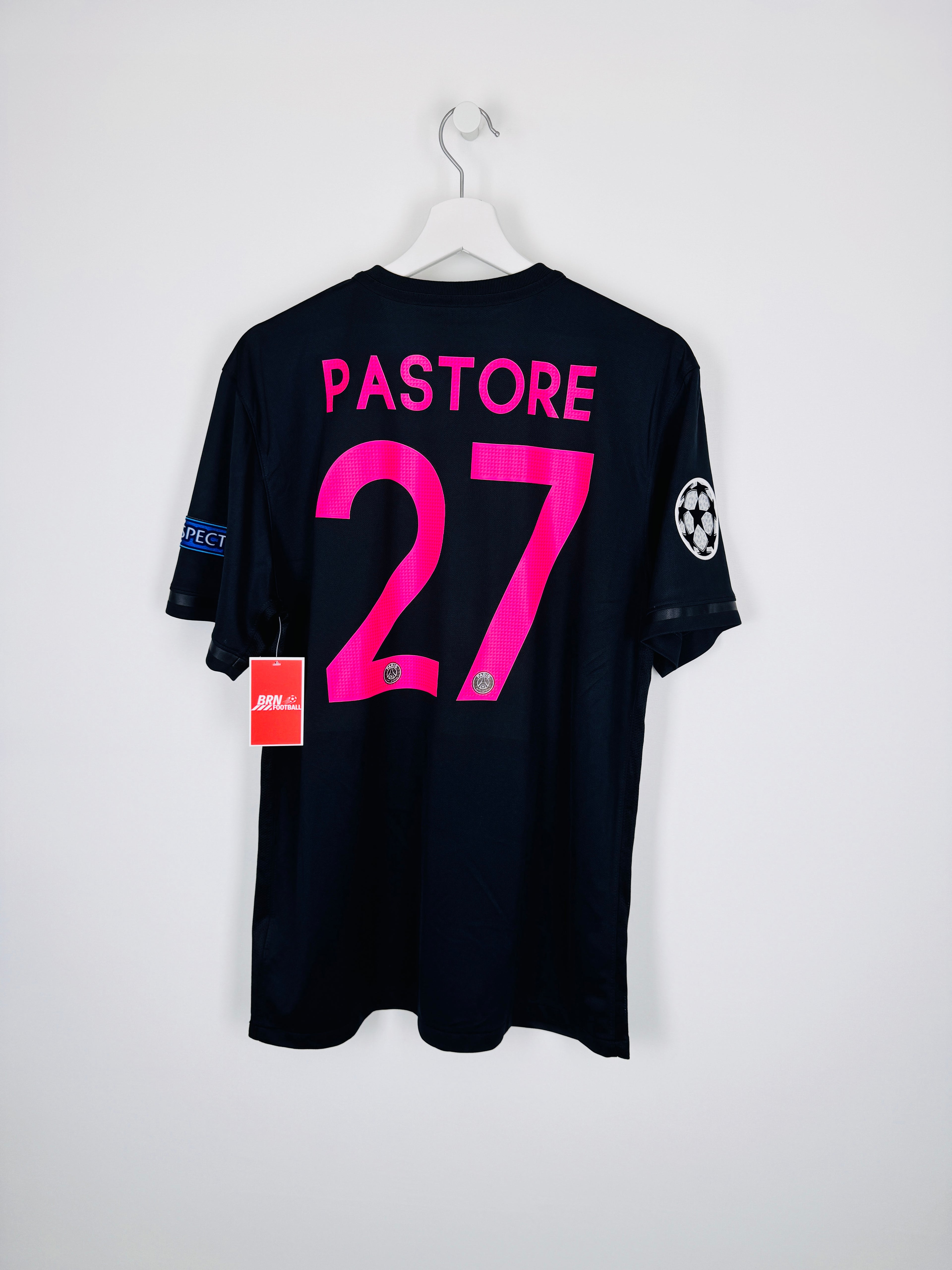 MAILLOT DE FOOTBALL PSG 2015/2016 THIRD - JAVIER PASTORE #27 (L)