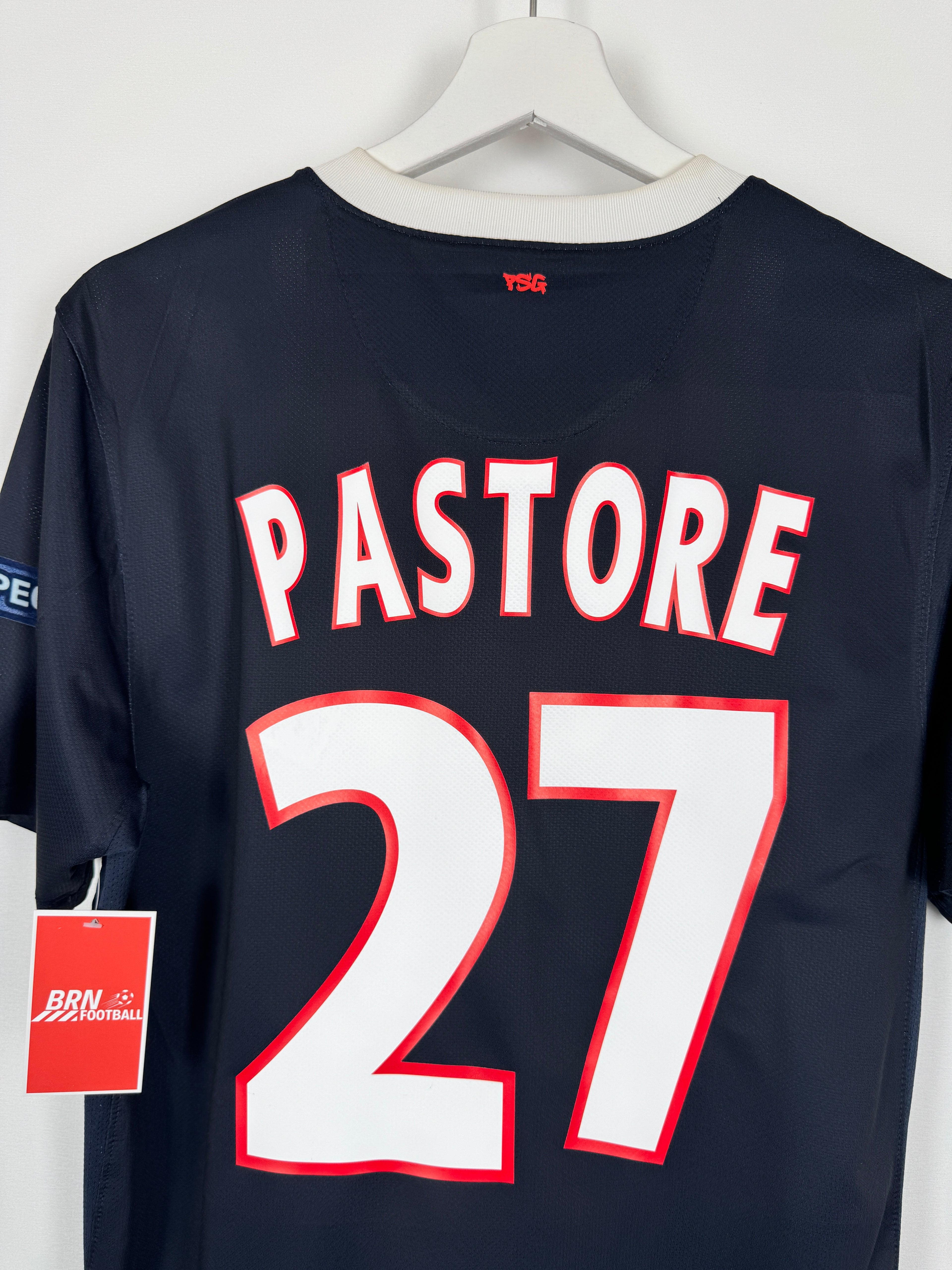 PSG 2011/2012 HOME FOOTBALL JERSEY - PASTORE #27 (S)