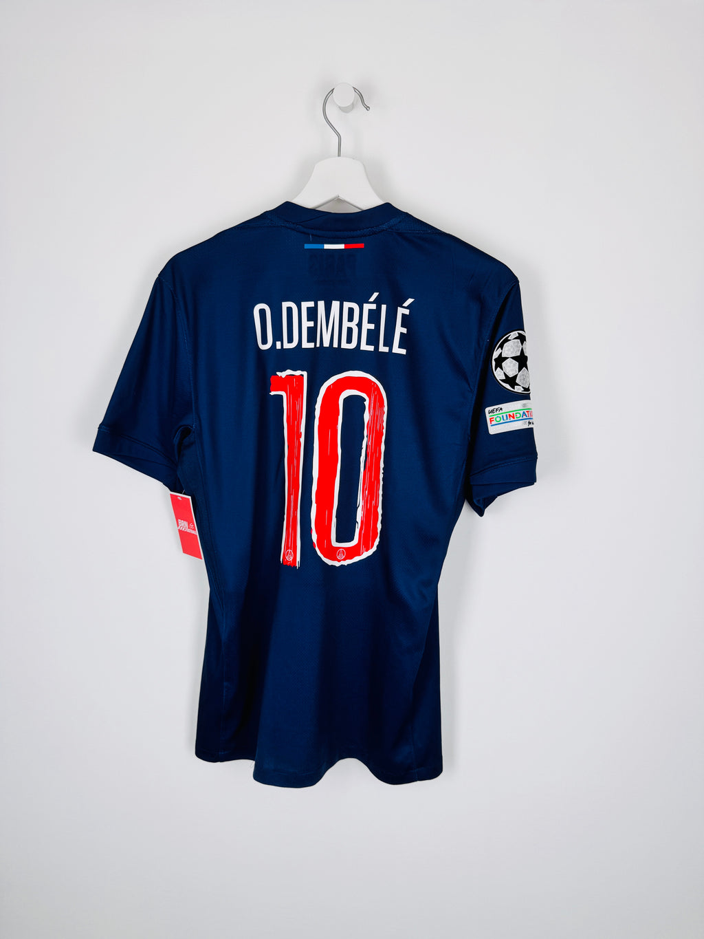 MAILLOT DE FOOTBALL PSG 2024/2025 DOMICILE - OUSMANE DEMBÉLÉ #10 (S)
