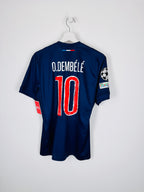 MAILLOT DE FOOTBALL PSG 2024/2025 DOMICILE - OUSMANE DEMBÉLÉ #10 (S)