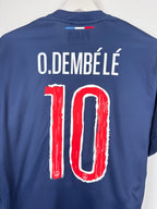 MAILLOT DE FOOTBALL PSG 2024/2025 DOMICILE - OUSMANE DEMBÉLÉ #10 (S)