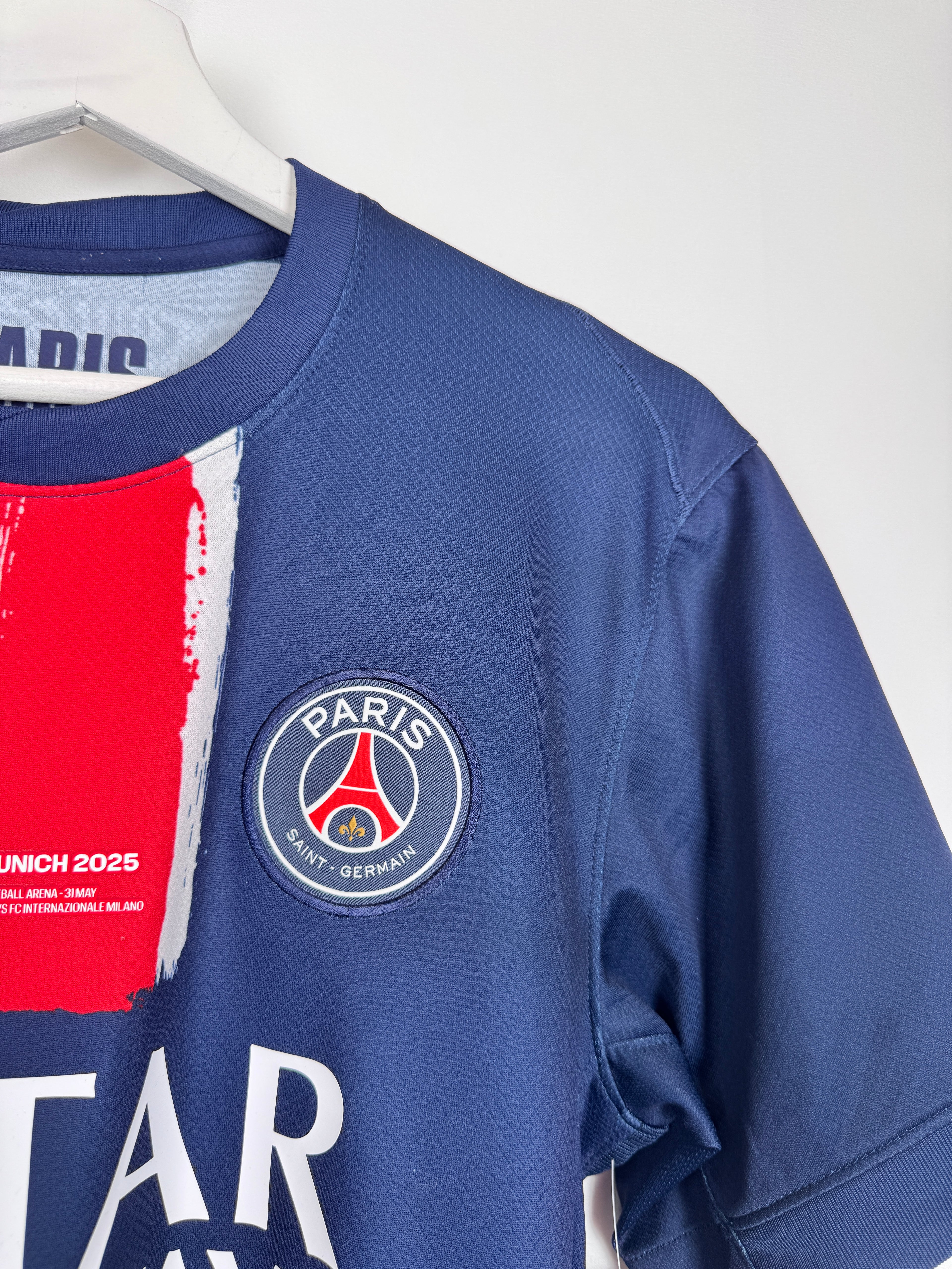 MAILLOT DE FOOTBALL PSG 2024/2025 DOMICILE - OUSMANE DEMBÉLÉ #10 (S)