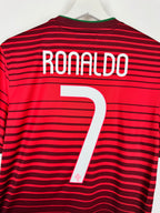 PORTUGAL 2014 HOME FOOTBALL SHIRT - RONALDO #7 (S)
