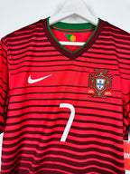 PORTUGAL 2014 HOME FOOTBALL SHIRT - RONALDO #7 (S)