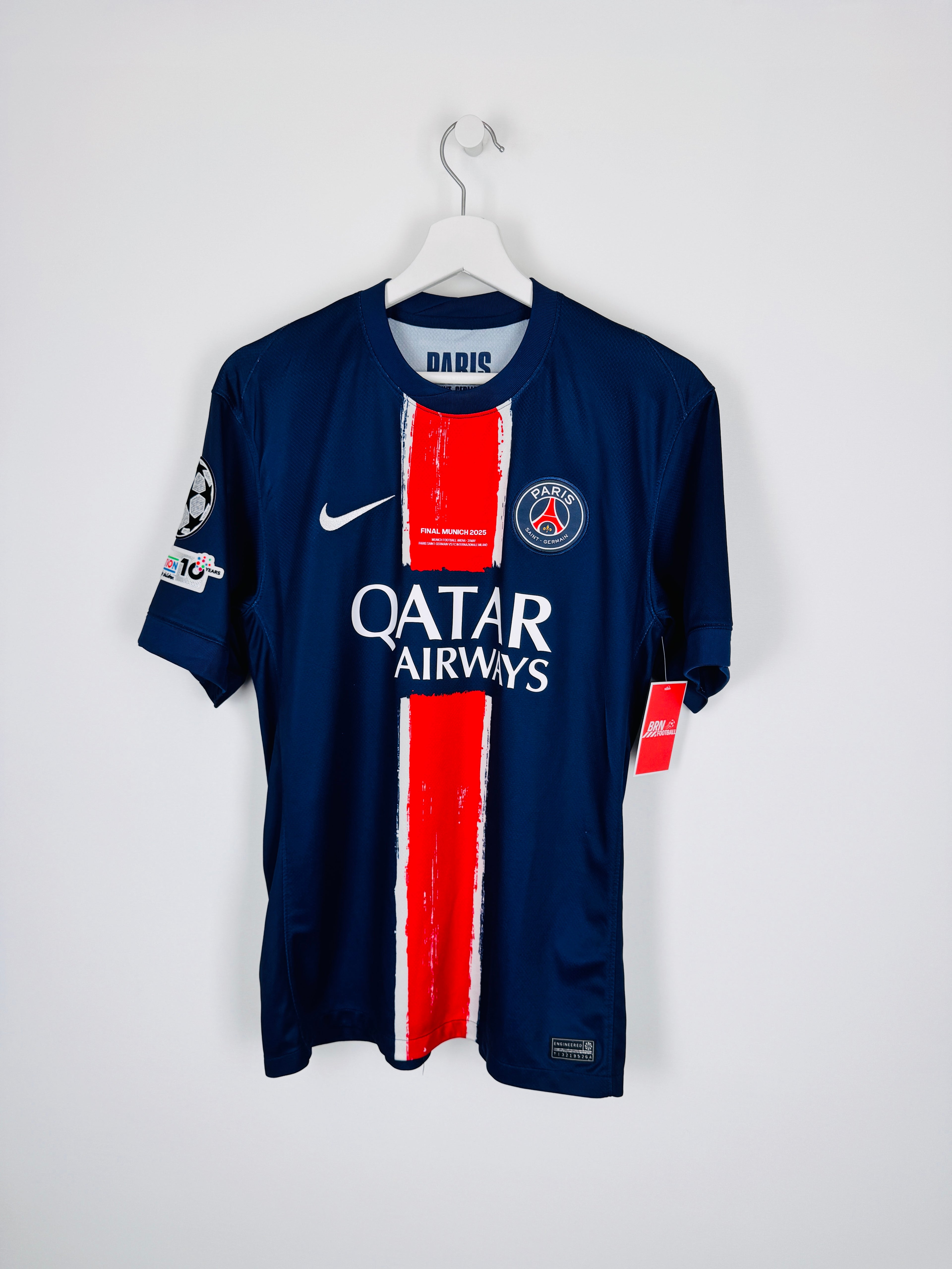 MAILLOT DE FOOTBALL PSG 2024/2025 DOMICILE - OUSMANE DEMBÉLÉ #10 (M)