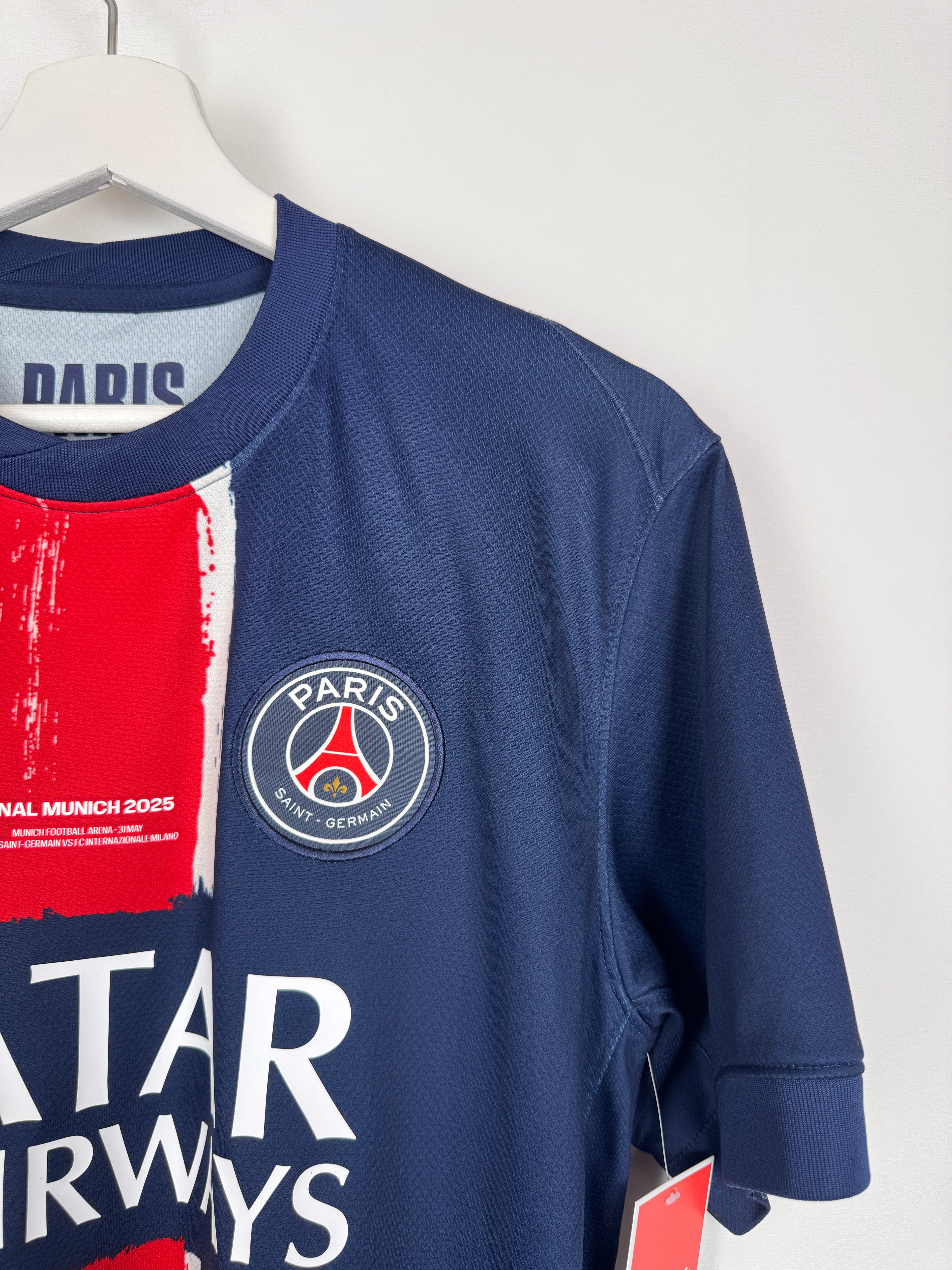 MAILLOT DE FOOTBALL PSG 2024/2025 DOMICILE - OUSMANE DEMBÉLÉ #10 (M)