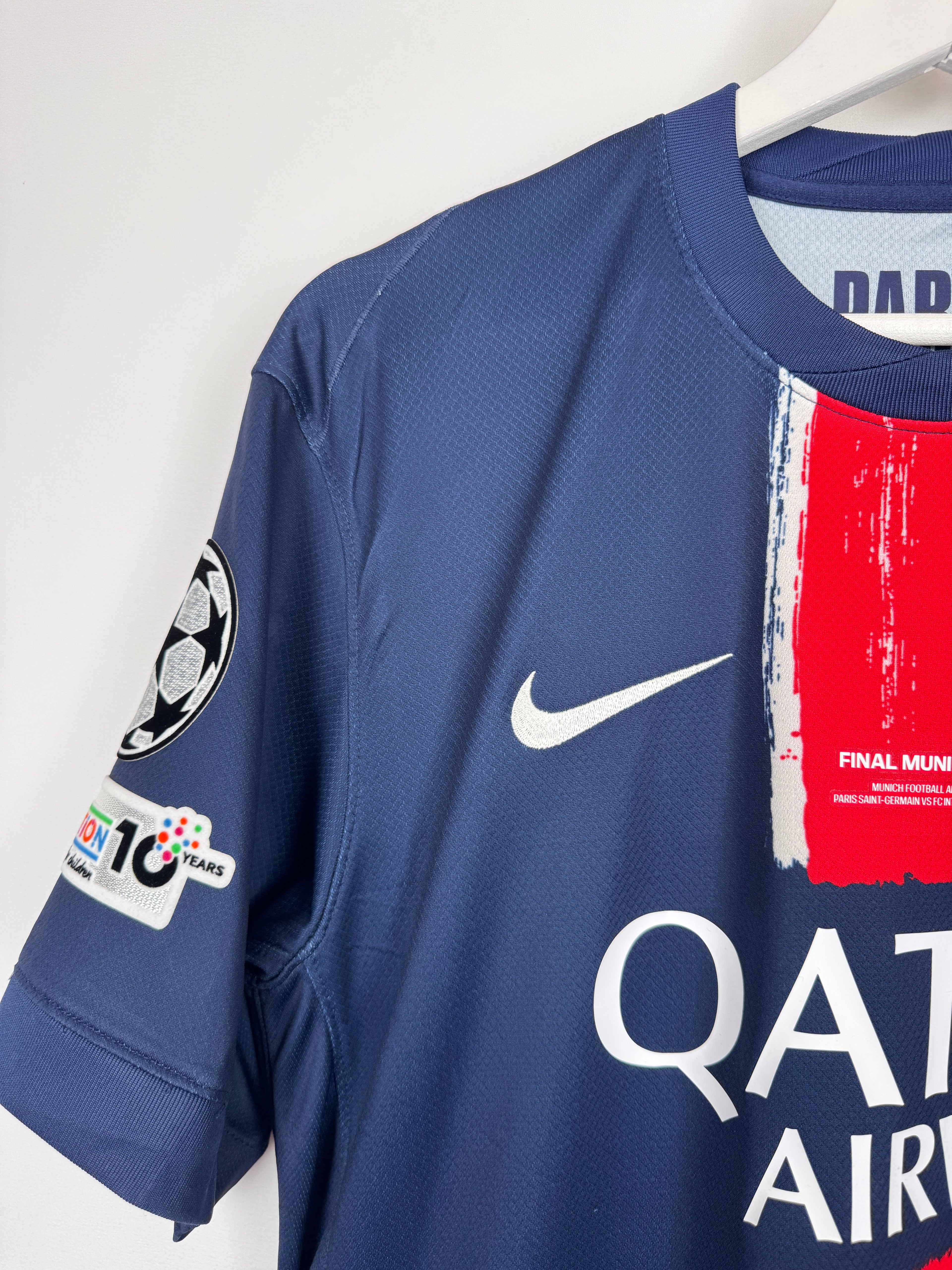 MAILLOT DE FOOTBALL PSG 2024/2025 DOMICILE - OUSMANE DEMBÉLÉ #10 (M)