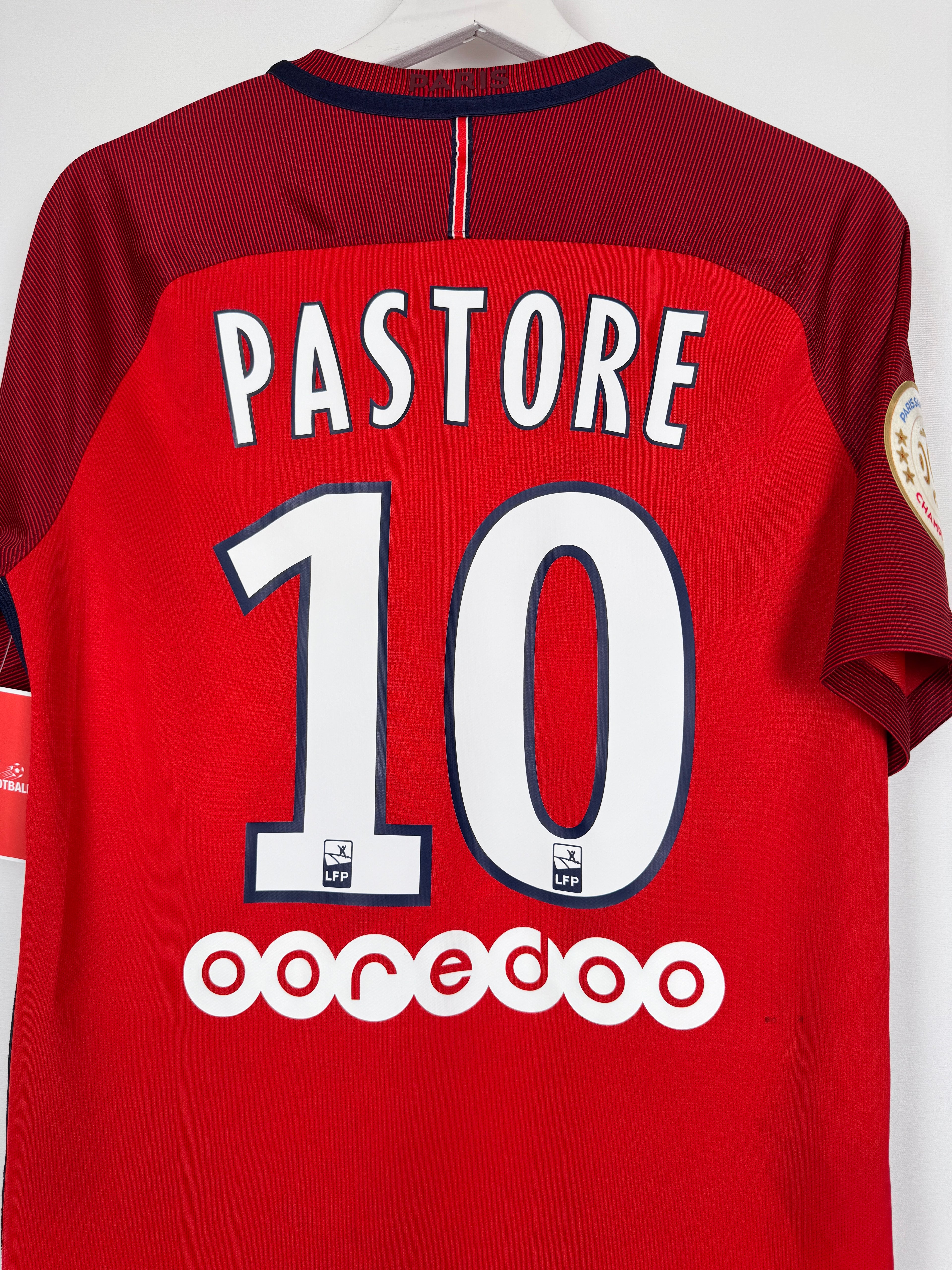 MAILLOT DE FOOTBALL PSG 2016/2017 EXTÉRIEUR - JAVIER PASTORE #10 (S)