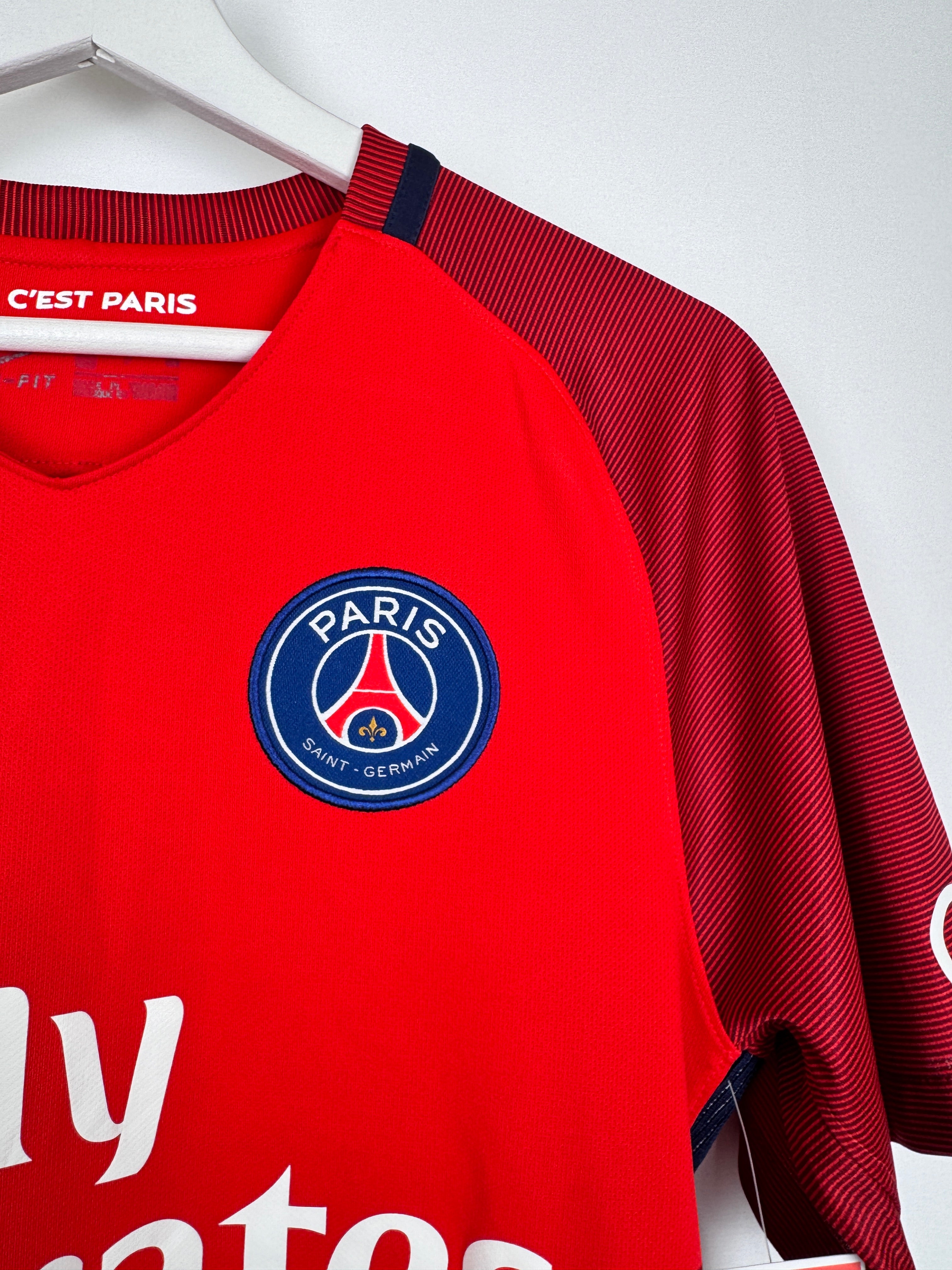 MAILLOT DE FOOTBALL PSG 2016/2017 EXTÉRIEUR - JAVIER PASTORE #10 (S)