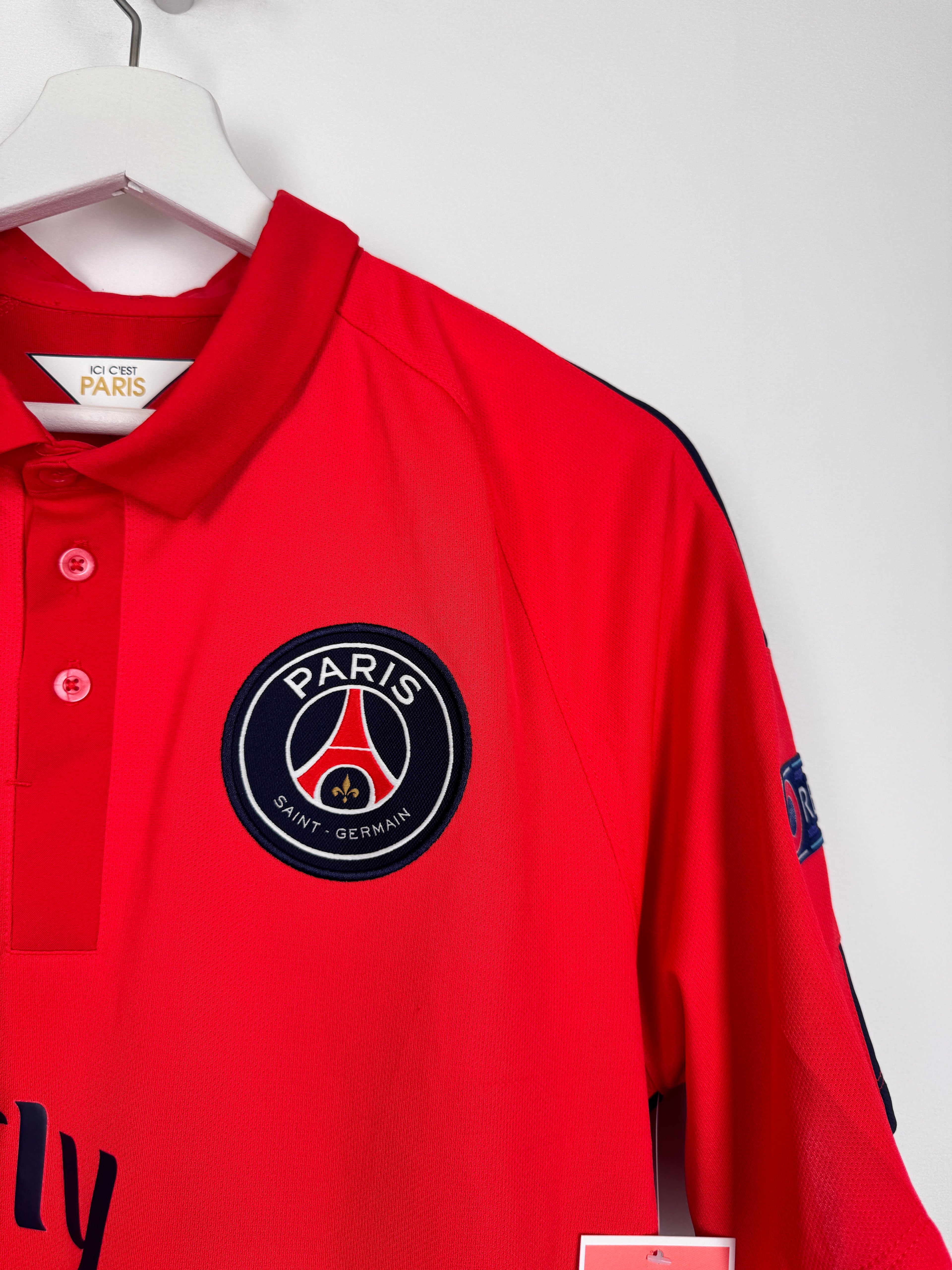 PSG FOOTBALL JERSEY 1997/1998 HOME - NGOTTY #4 (S)