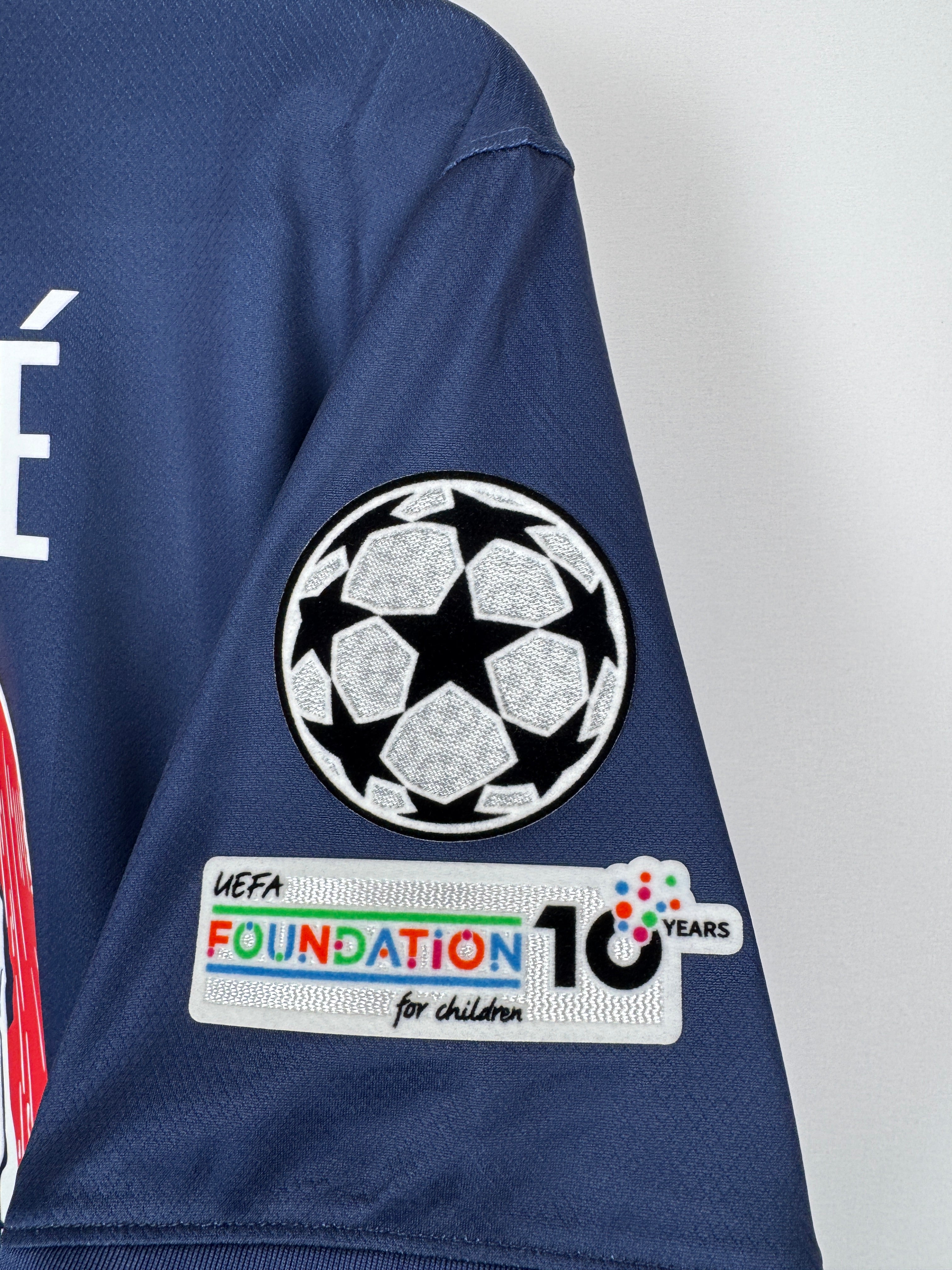 PSG FOOTBALL JERSEY 1997/1998 HOME - NGOTTY #4 (S)