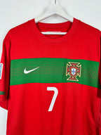 PORTUGAL 2010 HOME FOOTBALL JERSEY - RONALDO #7 (L)