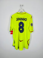 OLYMPIQUE LYONNAIS 2008/2009 THIRD FOOTBALL SHIRT - JUNINHO #8 (XXL)