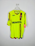 OLYMPIQUE LYONNAIS 2008/2009 THIRD FOOTBALL SHIRT - JUNINHO #8 (XXL)