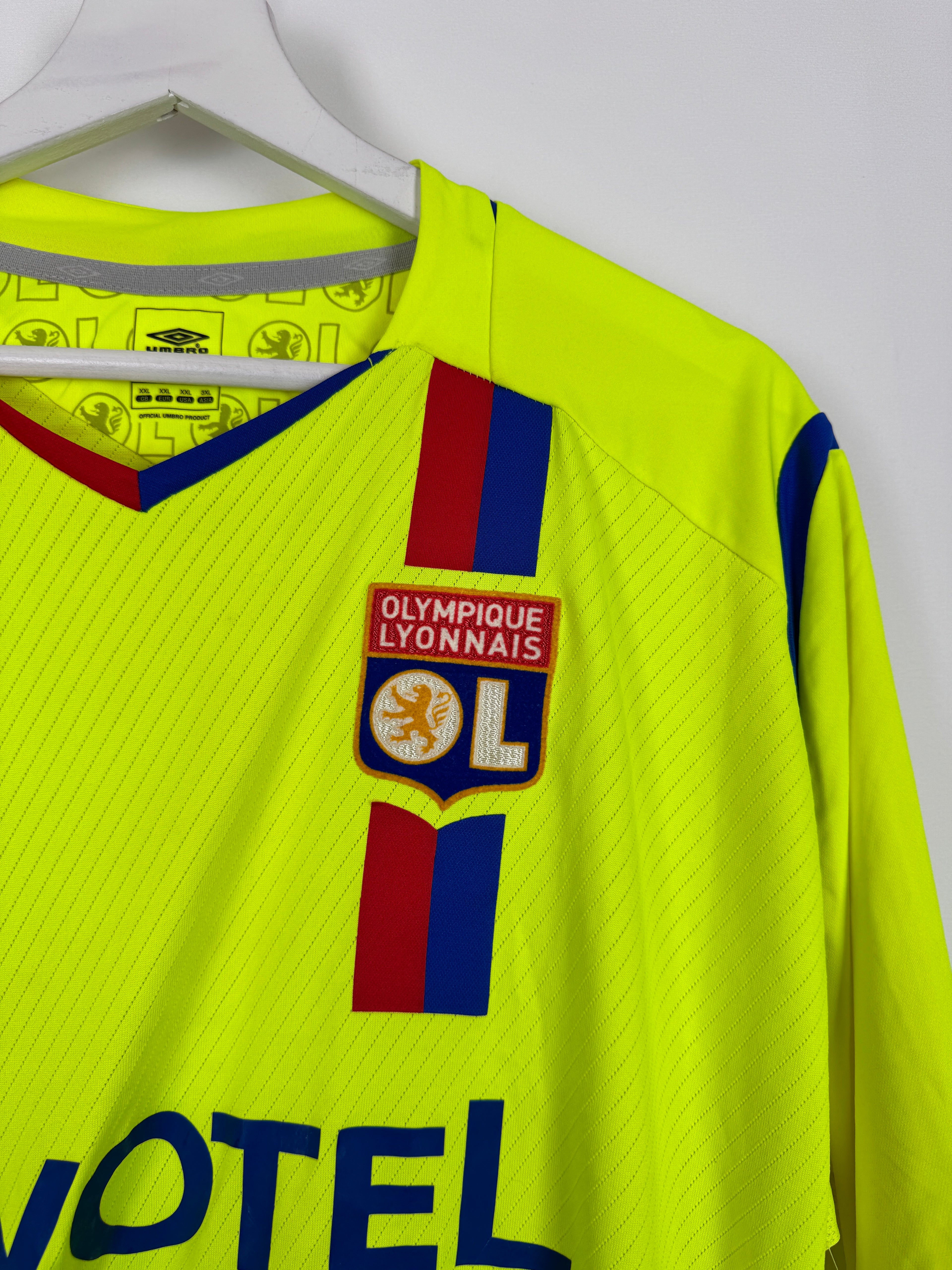 OLYMPIQUE LYONNAIS 2008/2009 THIRD FOOTBALL SHIRT - JUNINHO #8 (XXL)