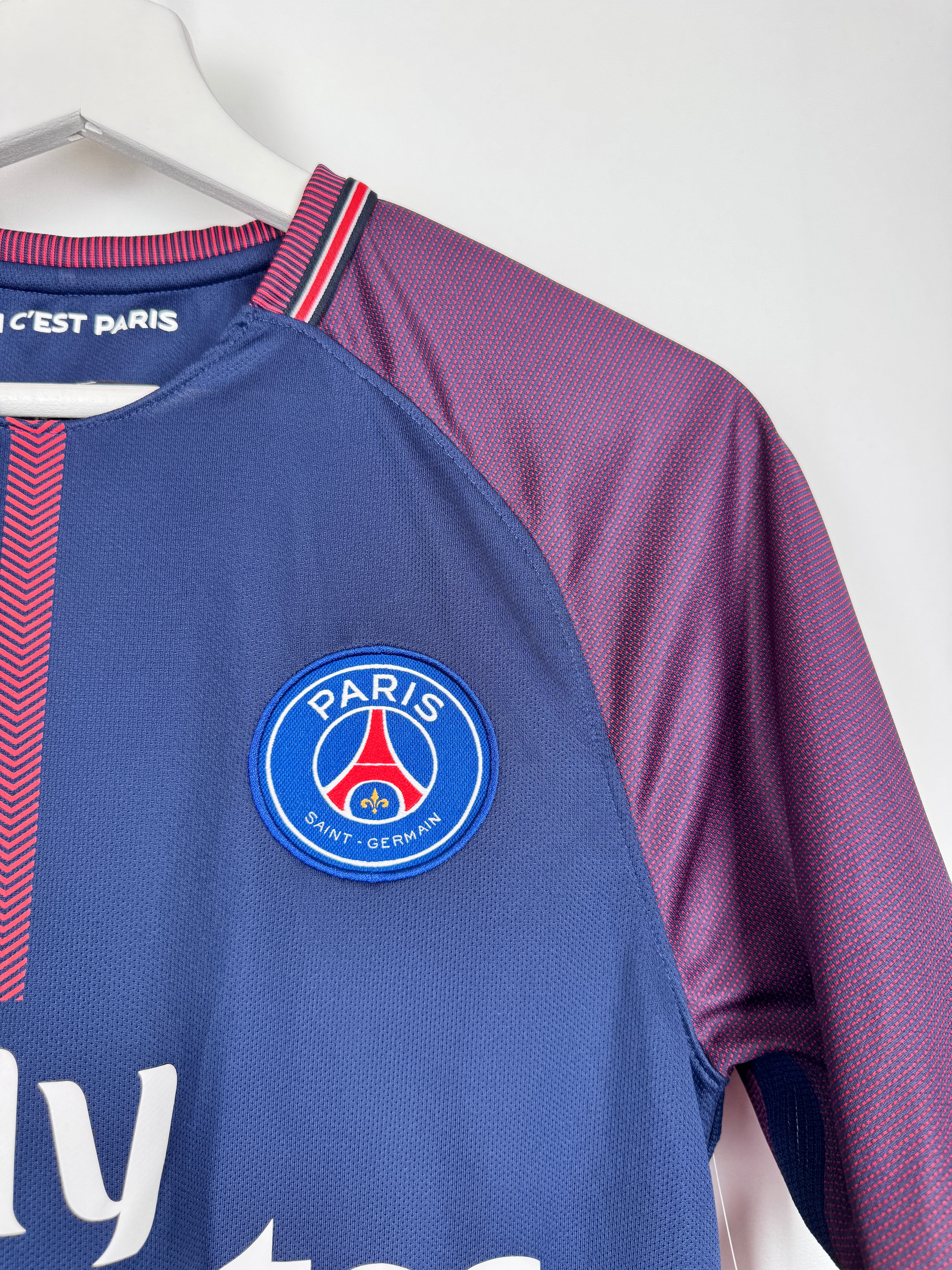 MAILLOT DE FOOTBALL PSG 2017/2018 DOMICILE - NEYMAR JR (M)