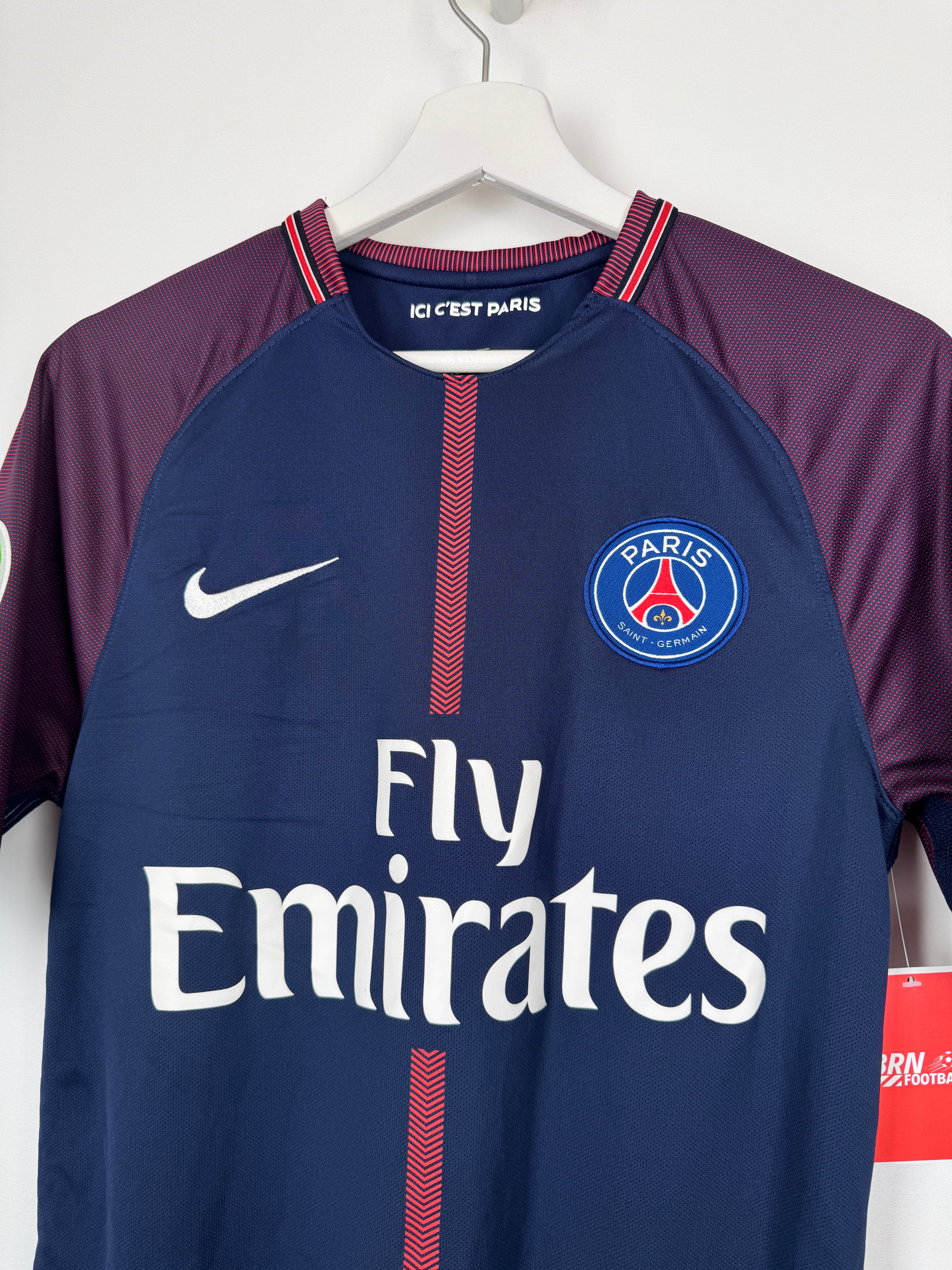 MAILLOT DE FOOTBALL PSG 2017/2018 DOMICILE - NEYMAR JR (M)